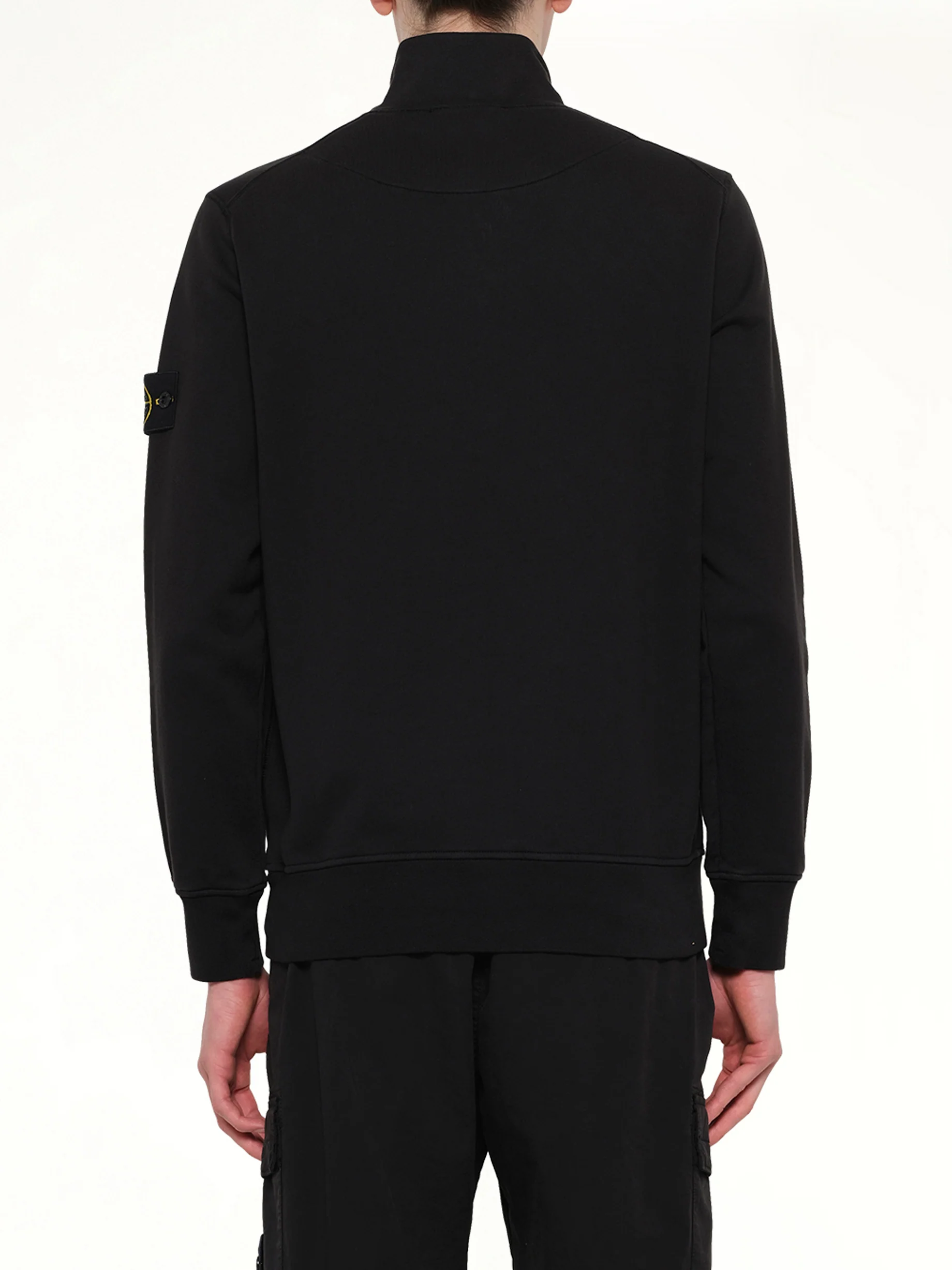 6100070 LS Polo in Black - Image 5