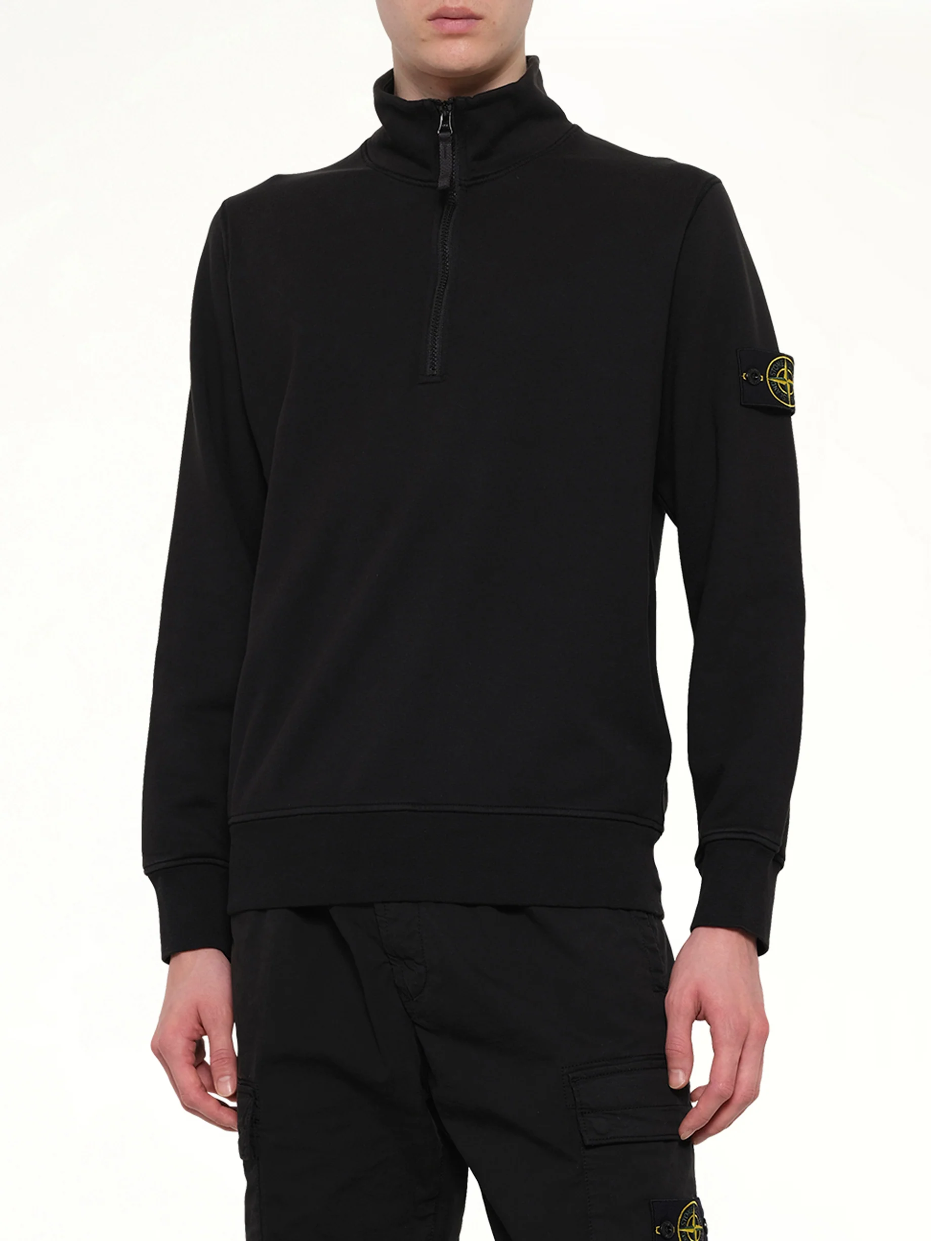 6100070 LS Polo in Black - Image 6