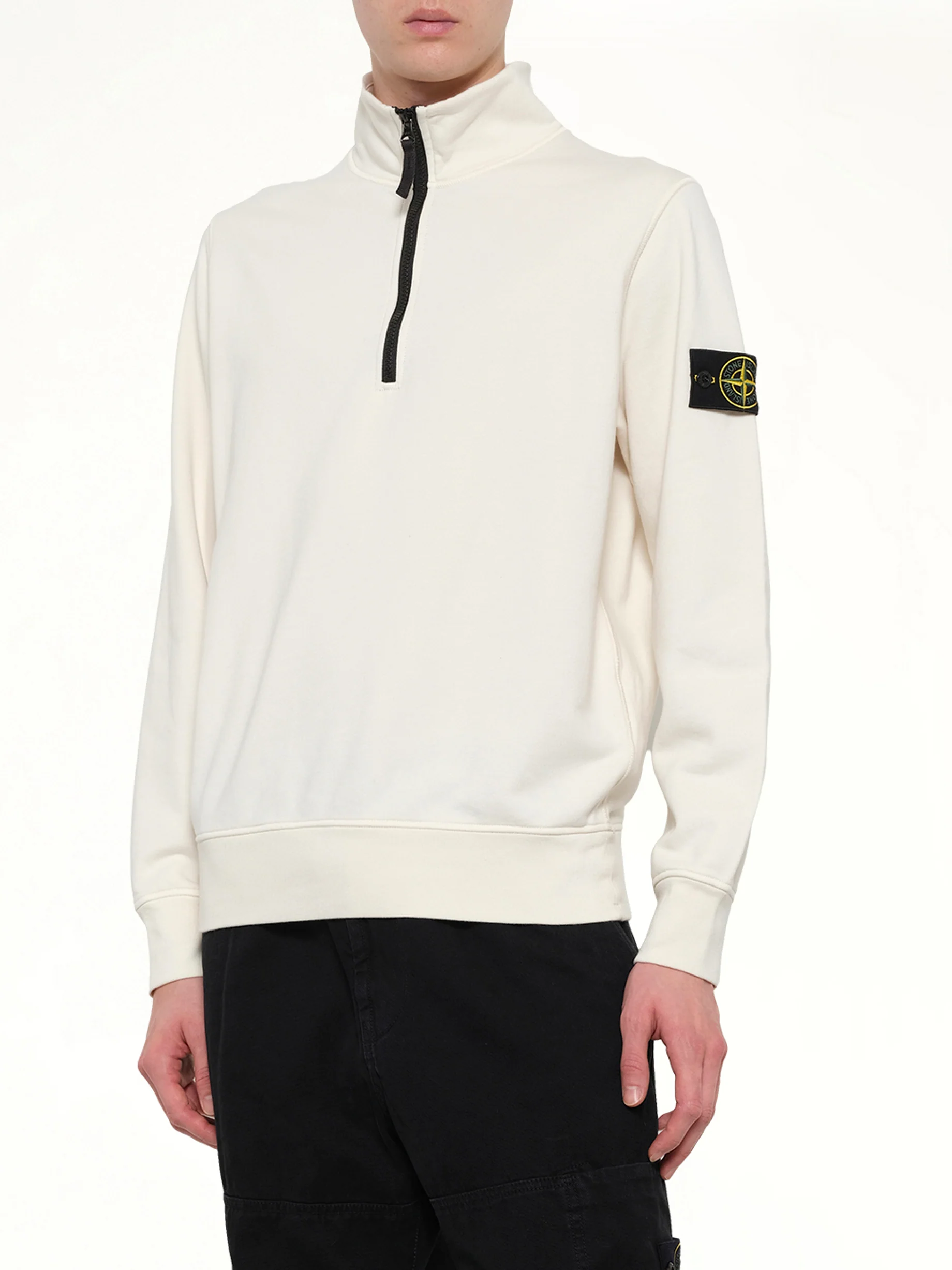 6100070 LS Polo in Ivory - Image 6