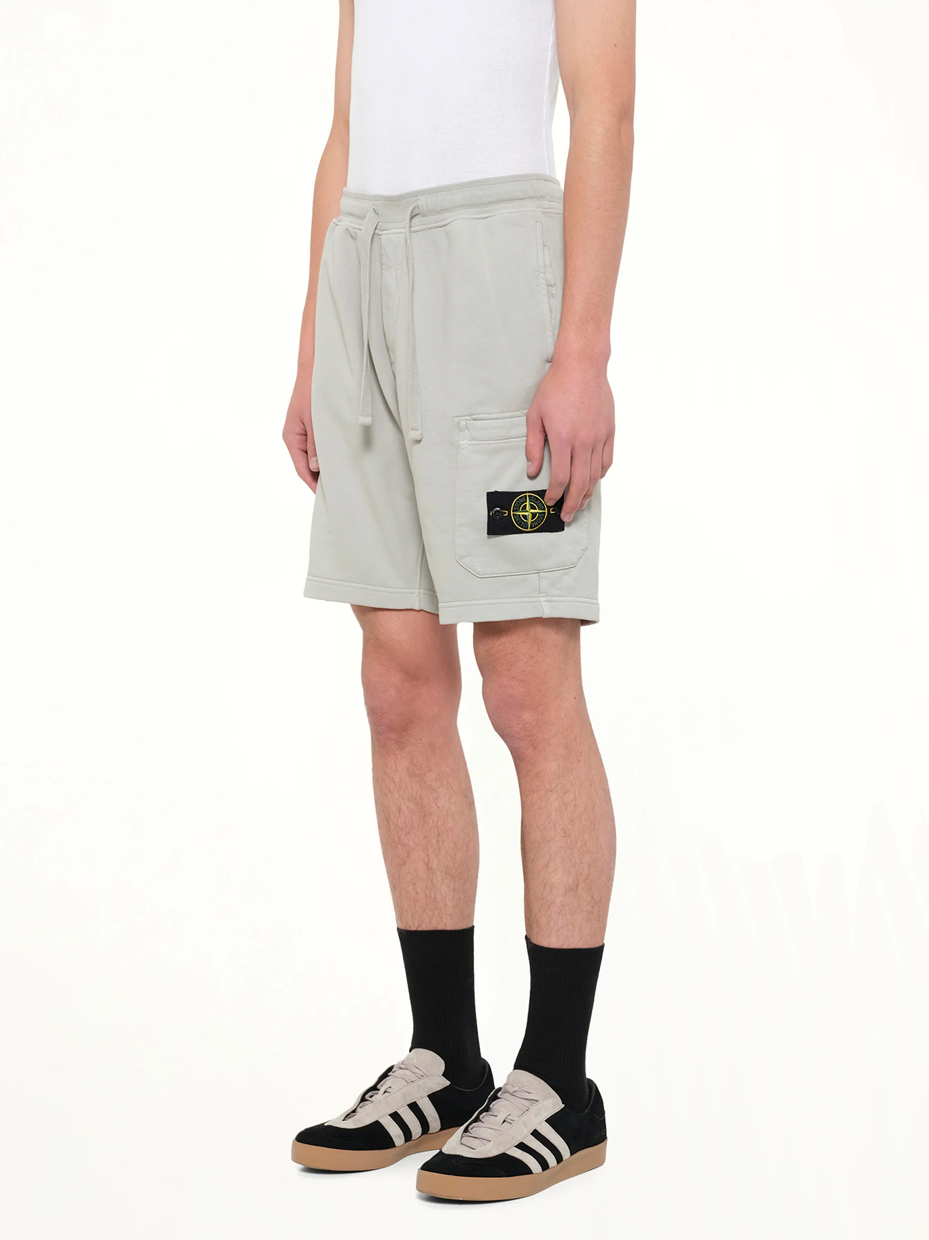 6200011 Shorts in Pearl Grey - Image 3