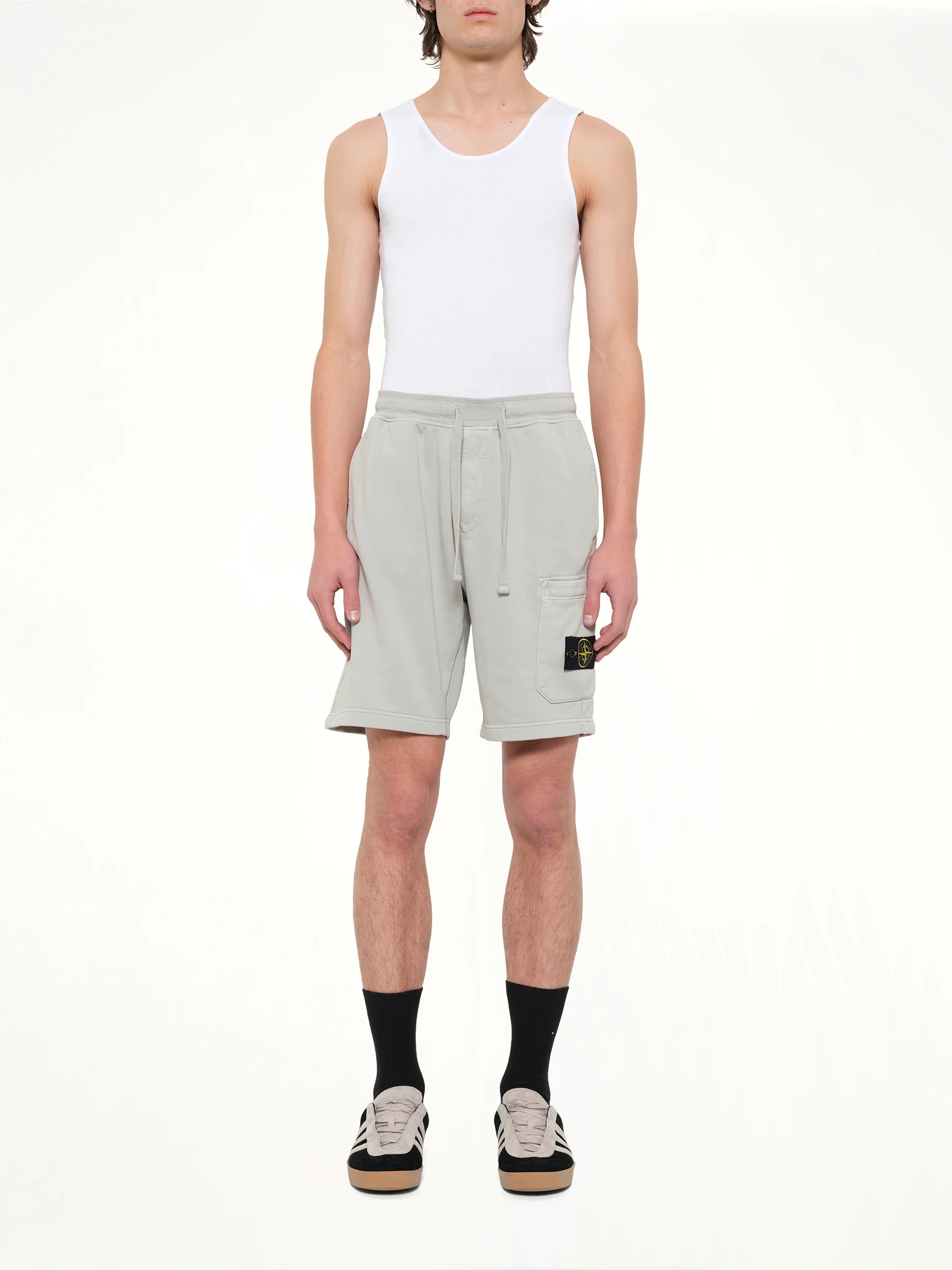 6200011 Shorts in Pearl Grey - Image 7