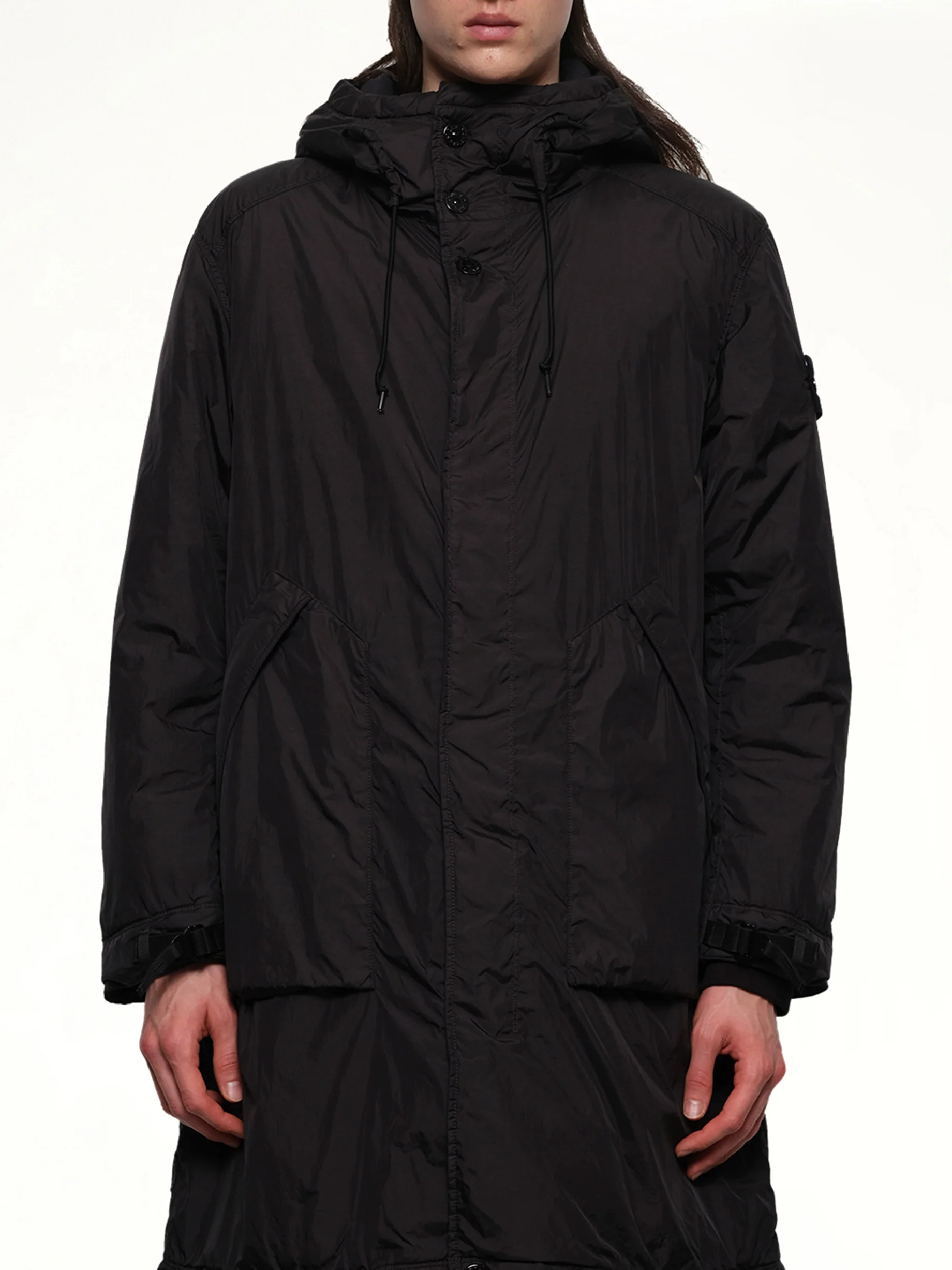 710000 Long Parka in Black