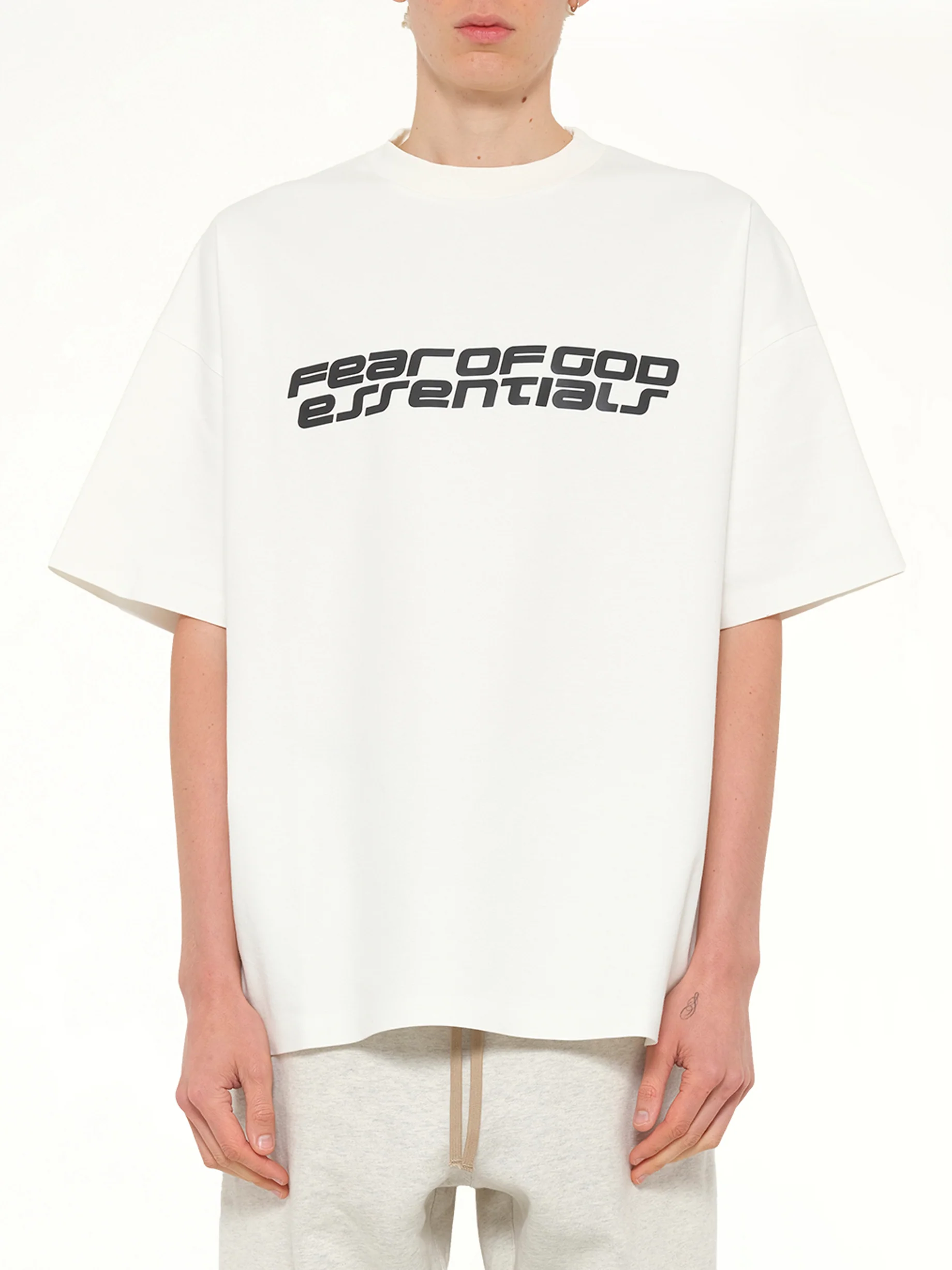 90's Short Sleeve T-Shirt in Ivory
