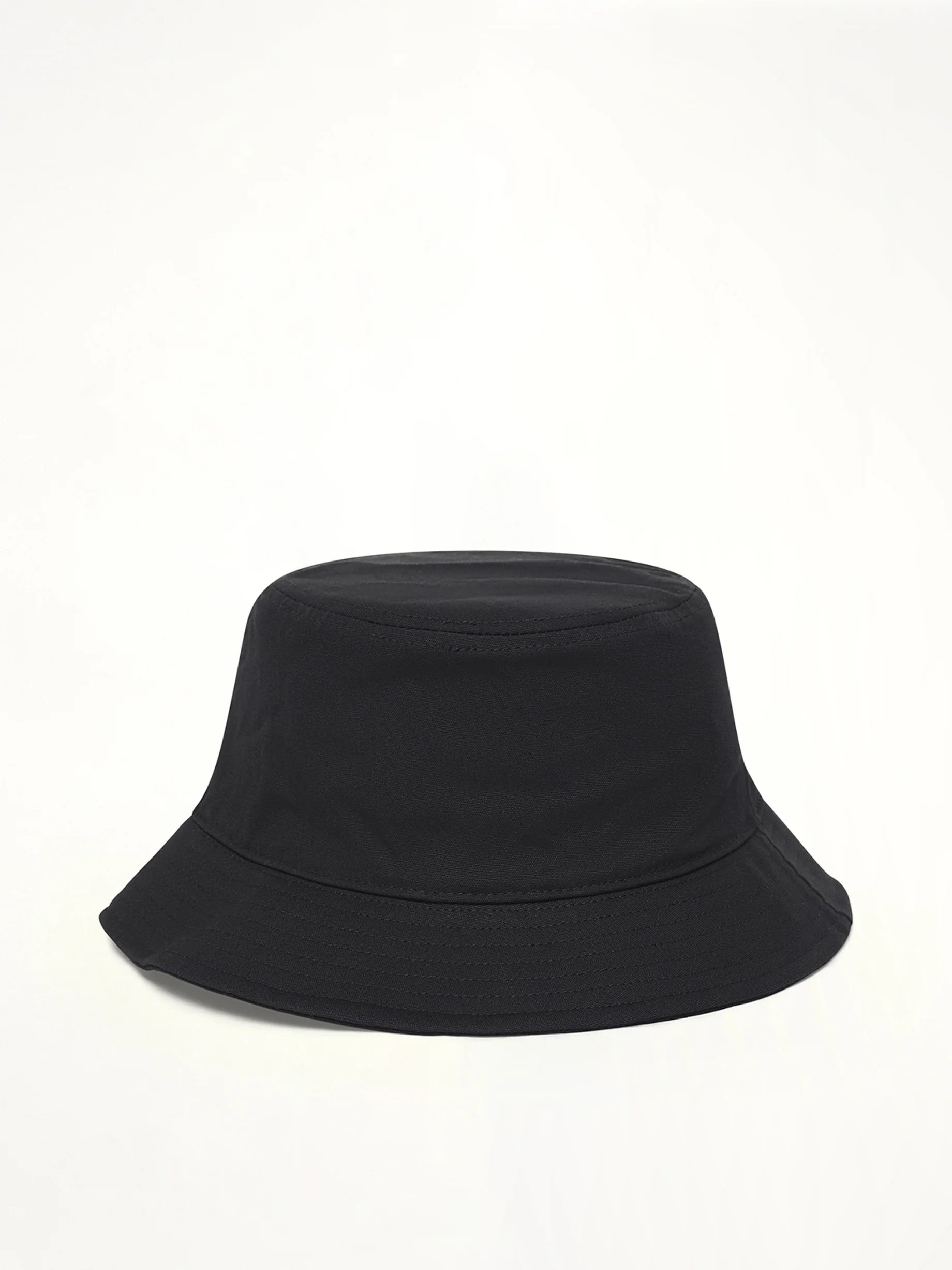 910001 Cotton Bucket Hat in Black - Image 3