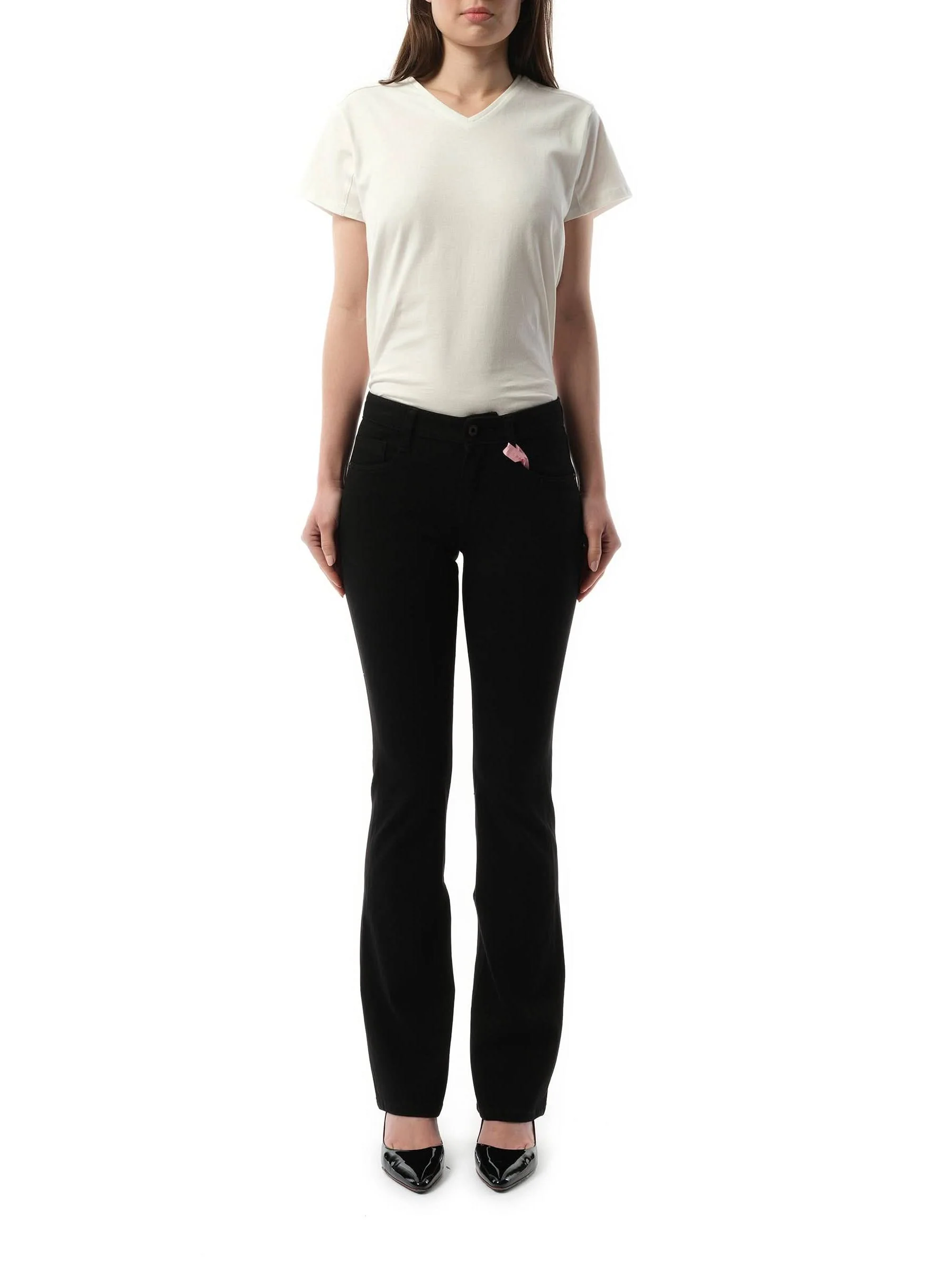 999 Skinny Stretch Jeans in Black - Image 4