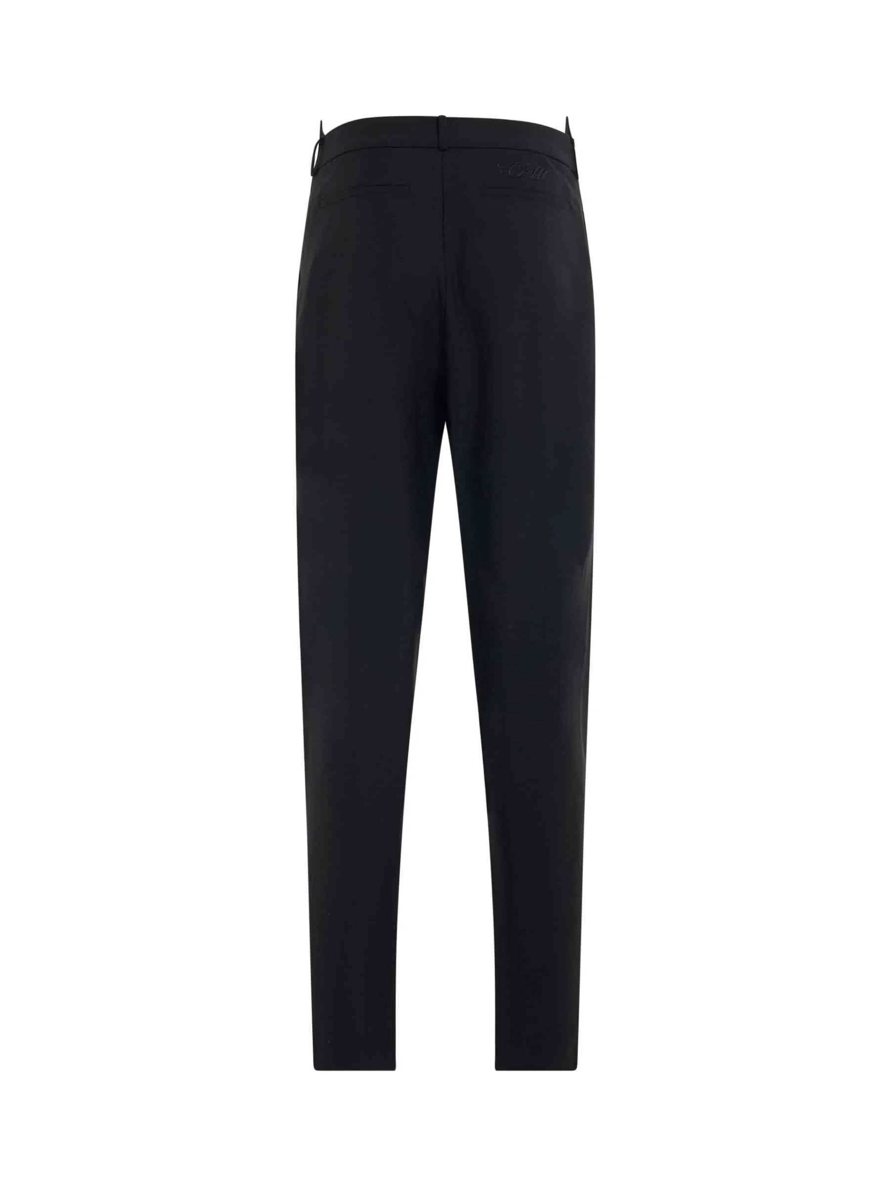 Ablohland Wool Paperbag Pants in Black - Image 4