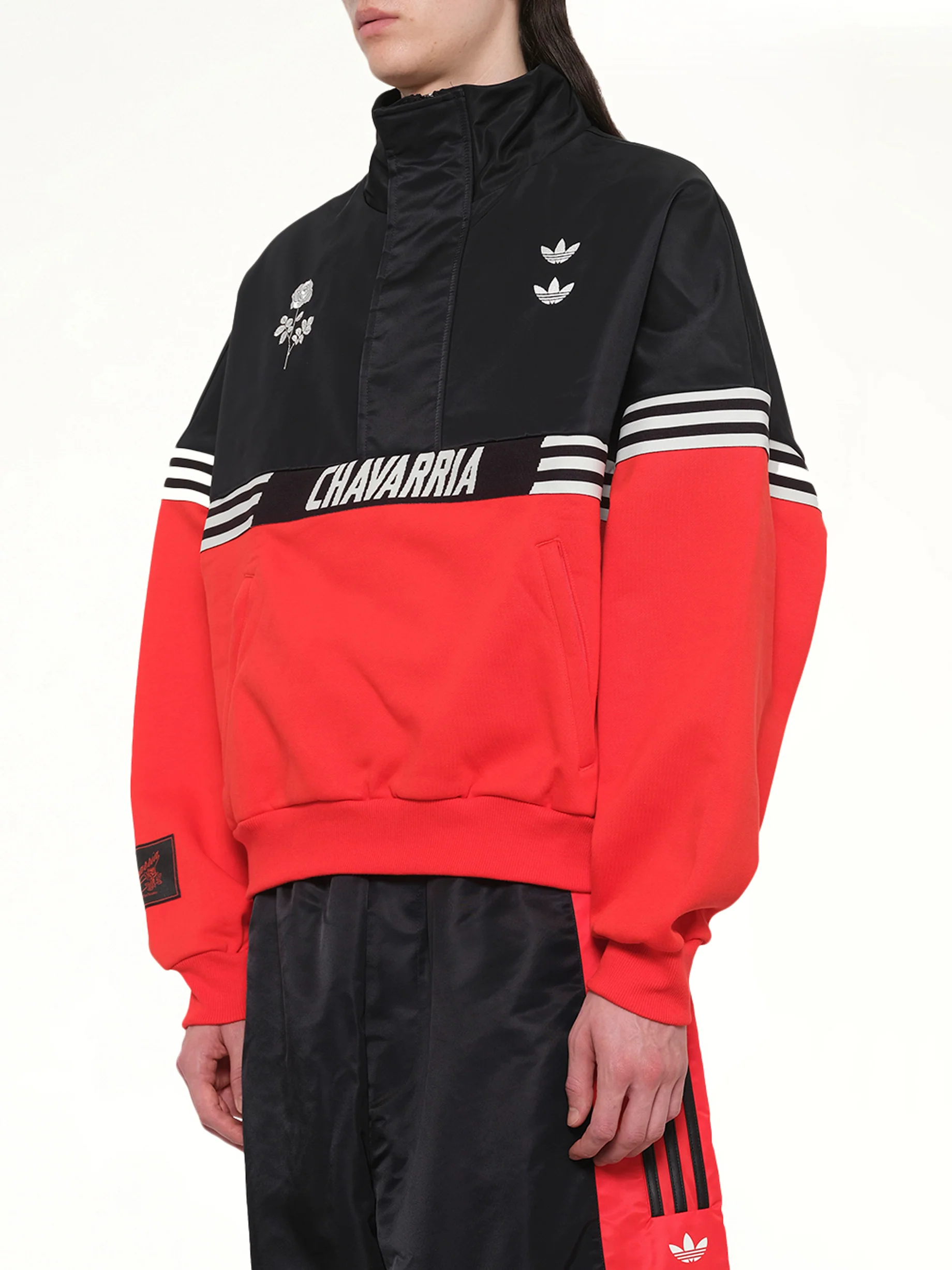Adidas X Chavarria Gomez Half Zip in Black - Image 3