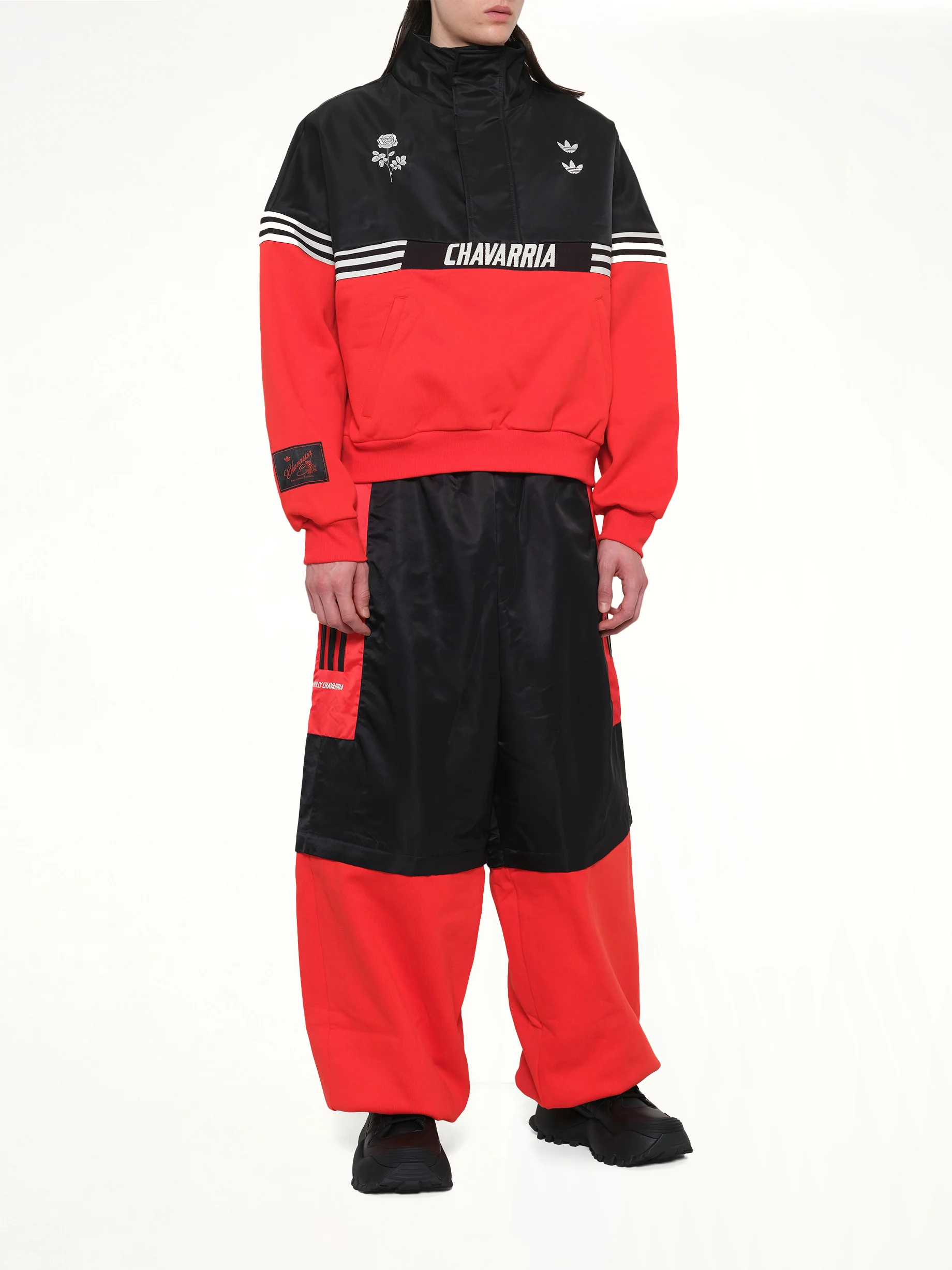 Adidas X Chavarria Gomez Half Zip in Black - Image 4