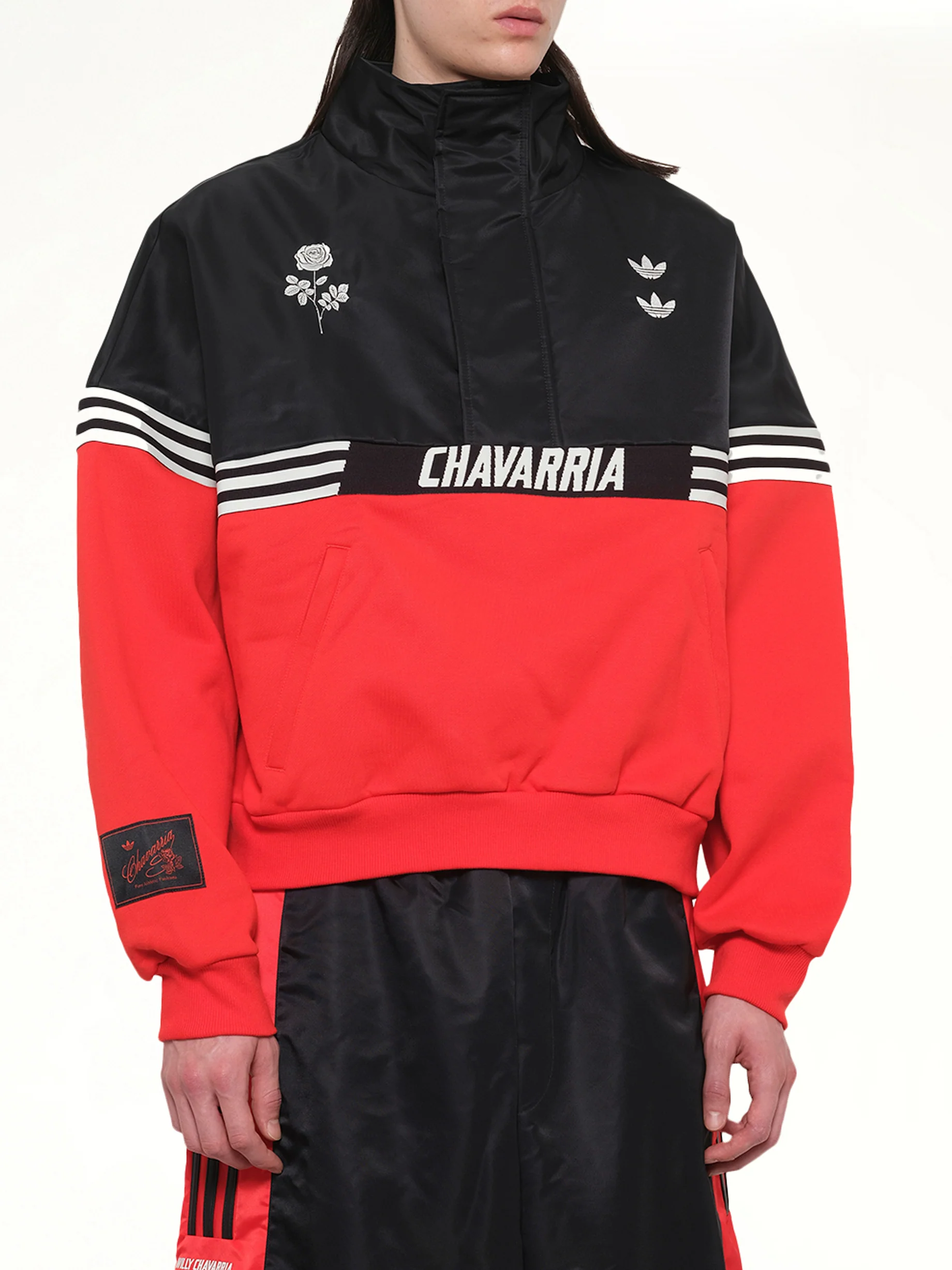 Adidas X Chavarria Gomez Half Zip in Black - Image 6