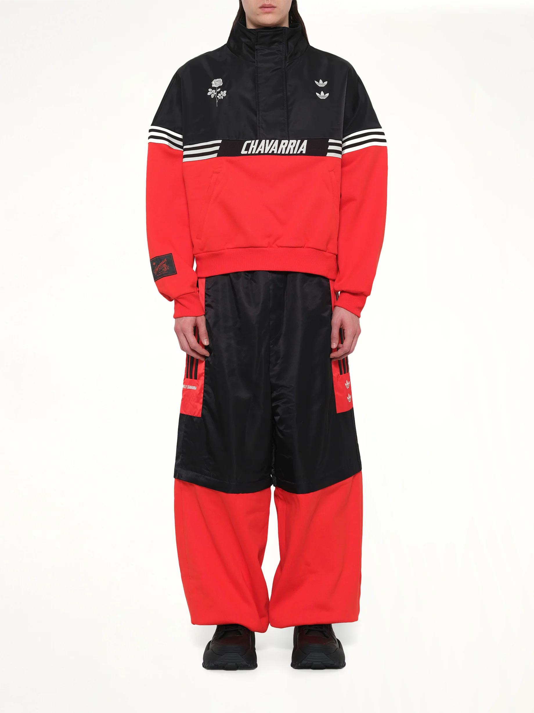 Adidas X Chavarria Gomez Half Zip in Black - Image 7