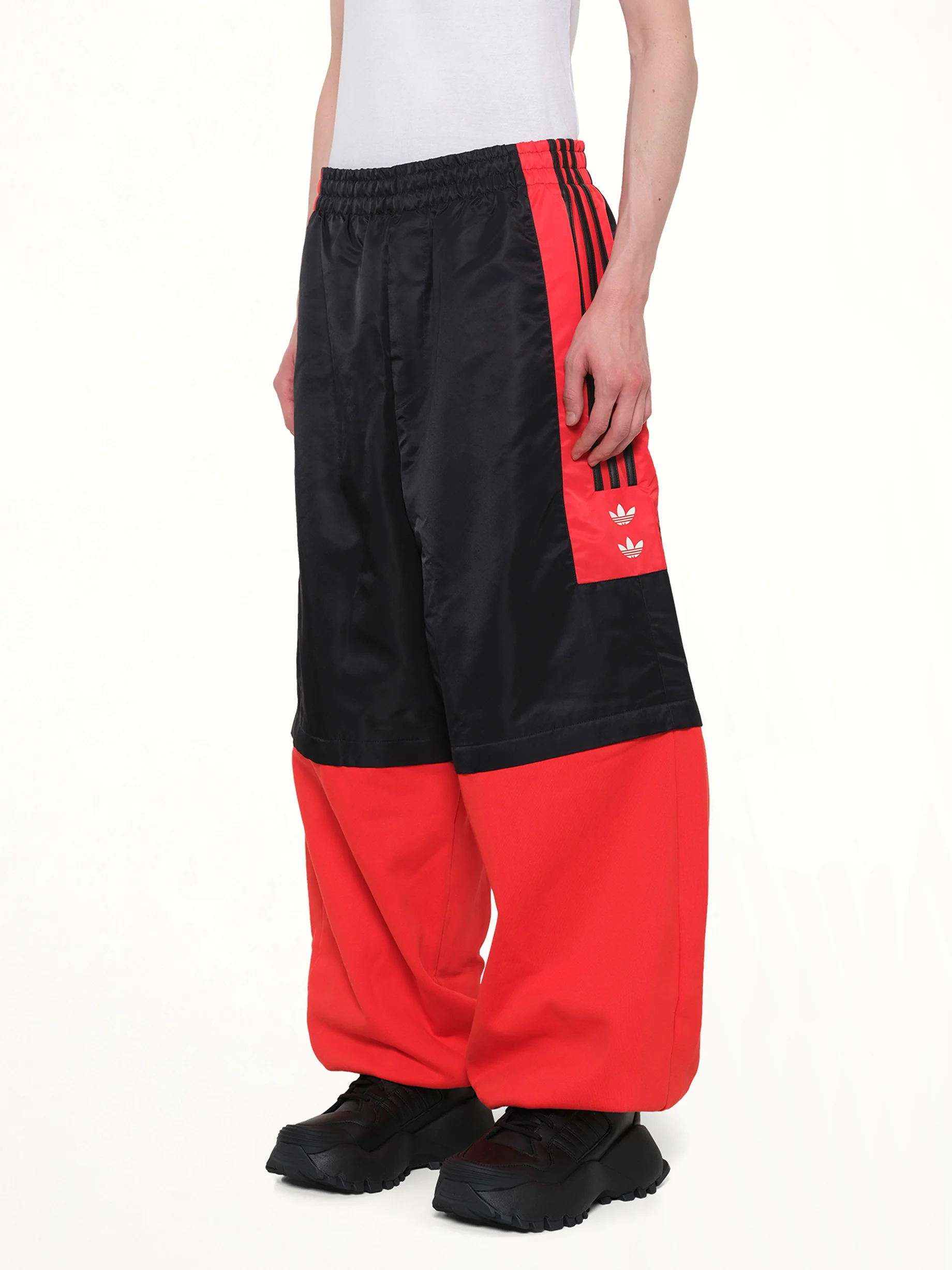 Adidas X Chavarria Gomez Zip Off Pant in Black/Red - Image 3