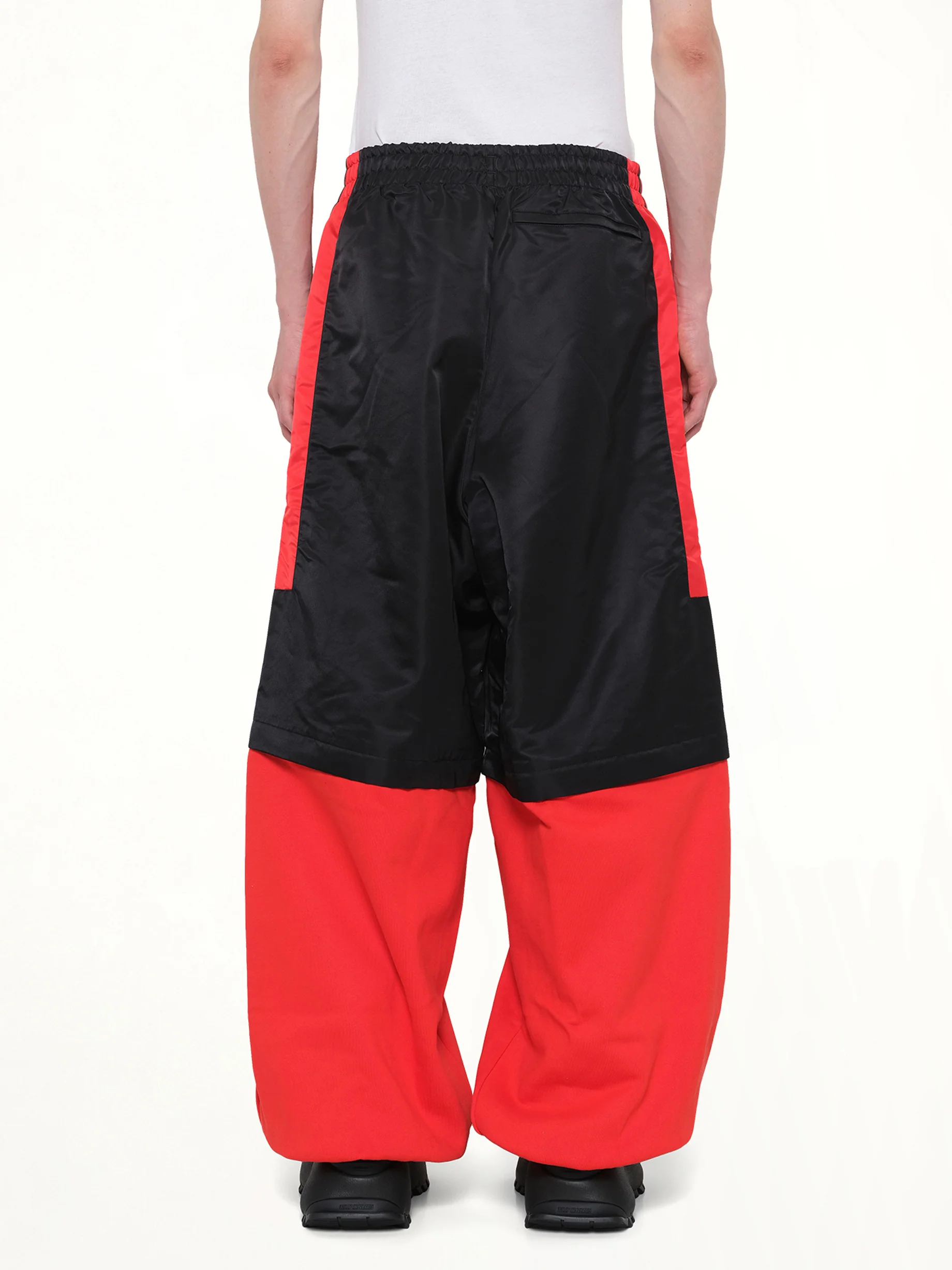 Adidas X Chavarria Gomez Zip Off Pant in Black/Red - Image 5