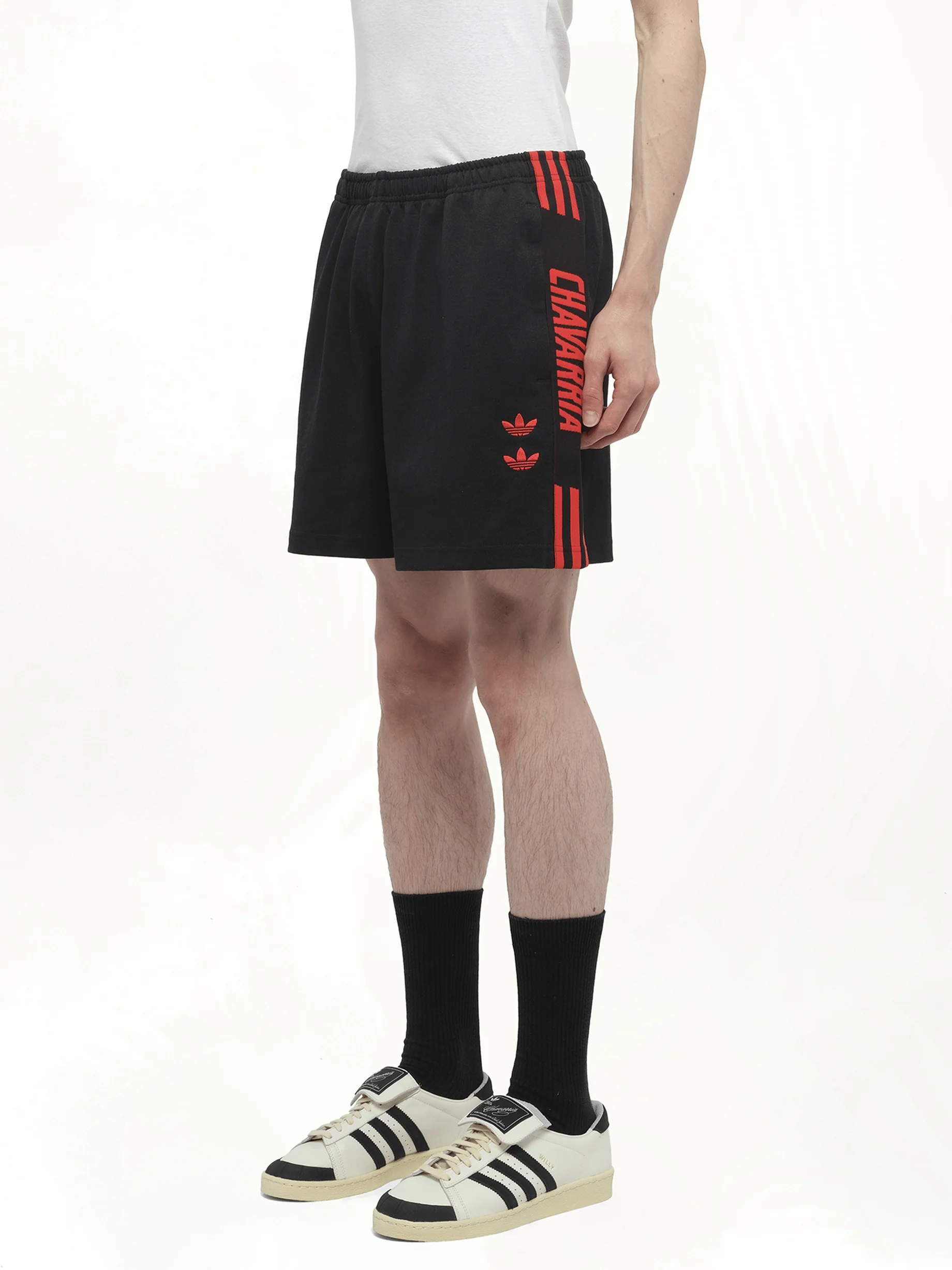 Adidas X Chavarria Gym Short in Black/Red - Image 5