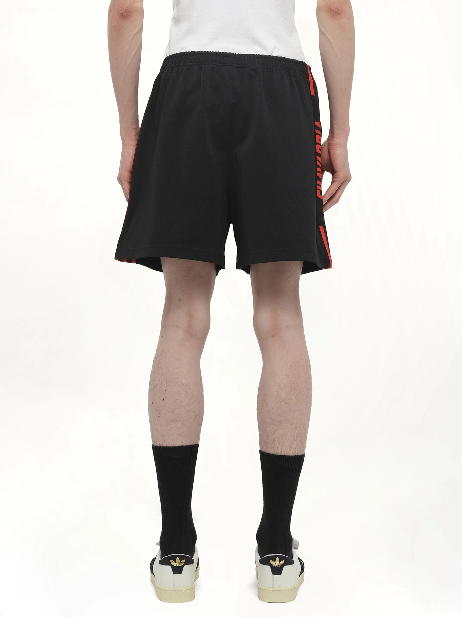 Adidas X Chavarria Gym Short in Black/Red - Image 6