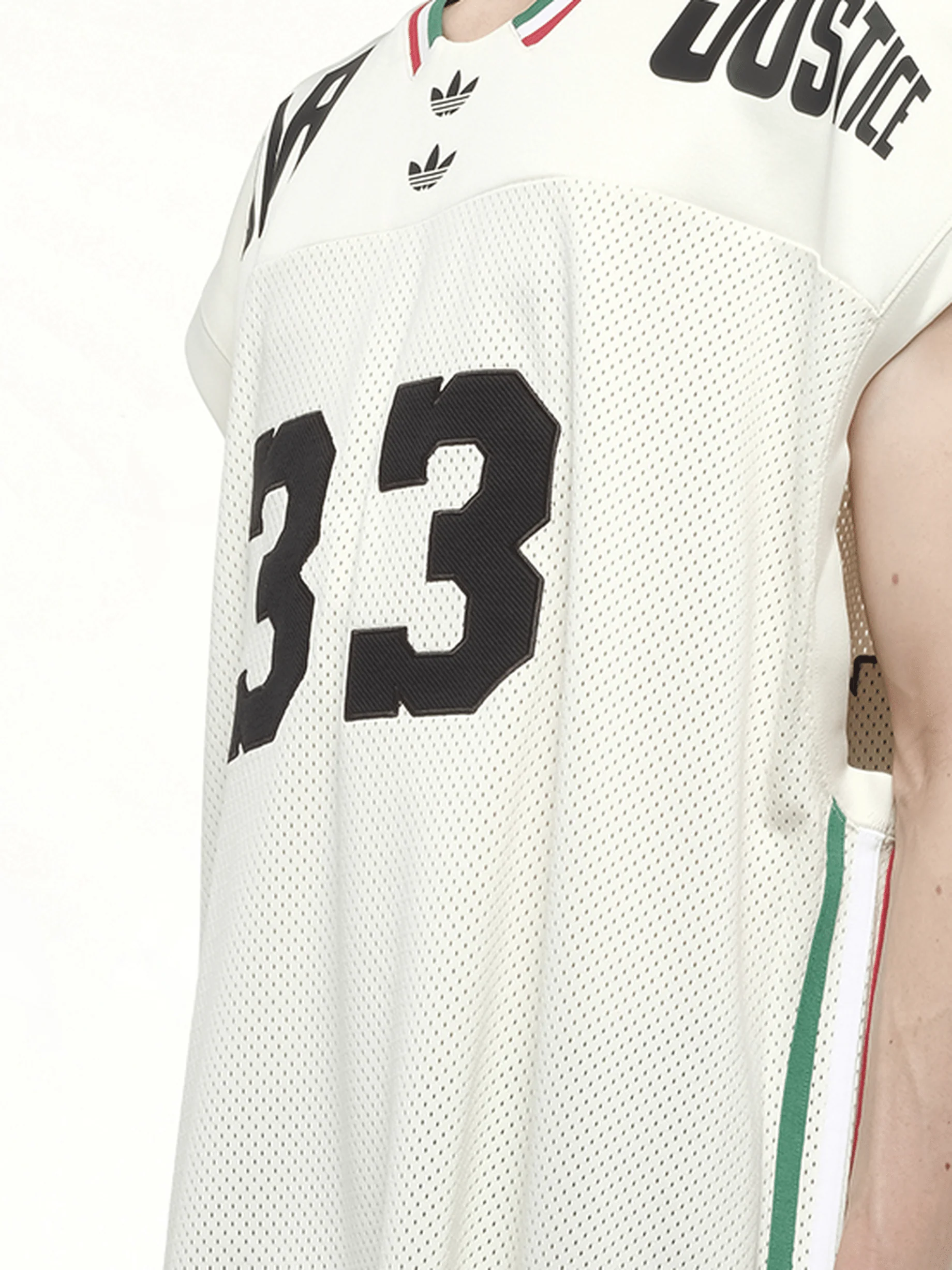 Adidas X Chavarria Jabbar Basketball Jersey in Off White - Image 3