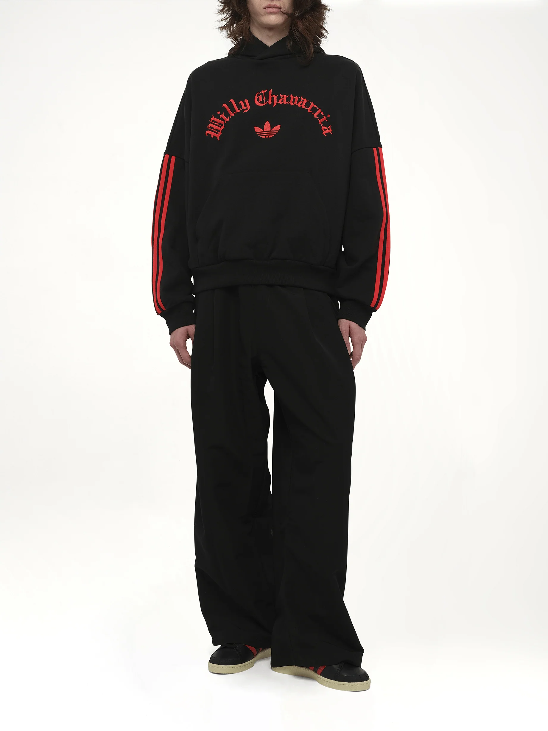 Adidas X Chavarria Merch Hoodie in Black - Image 4