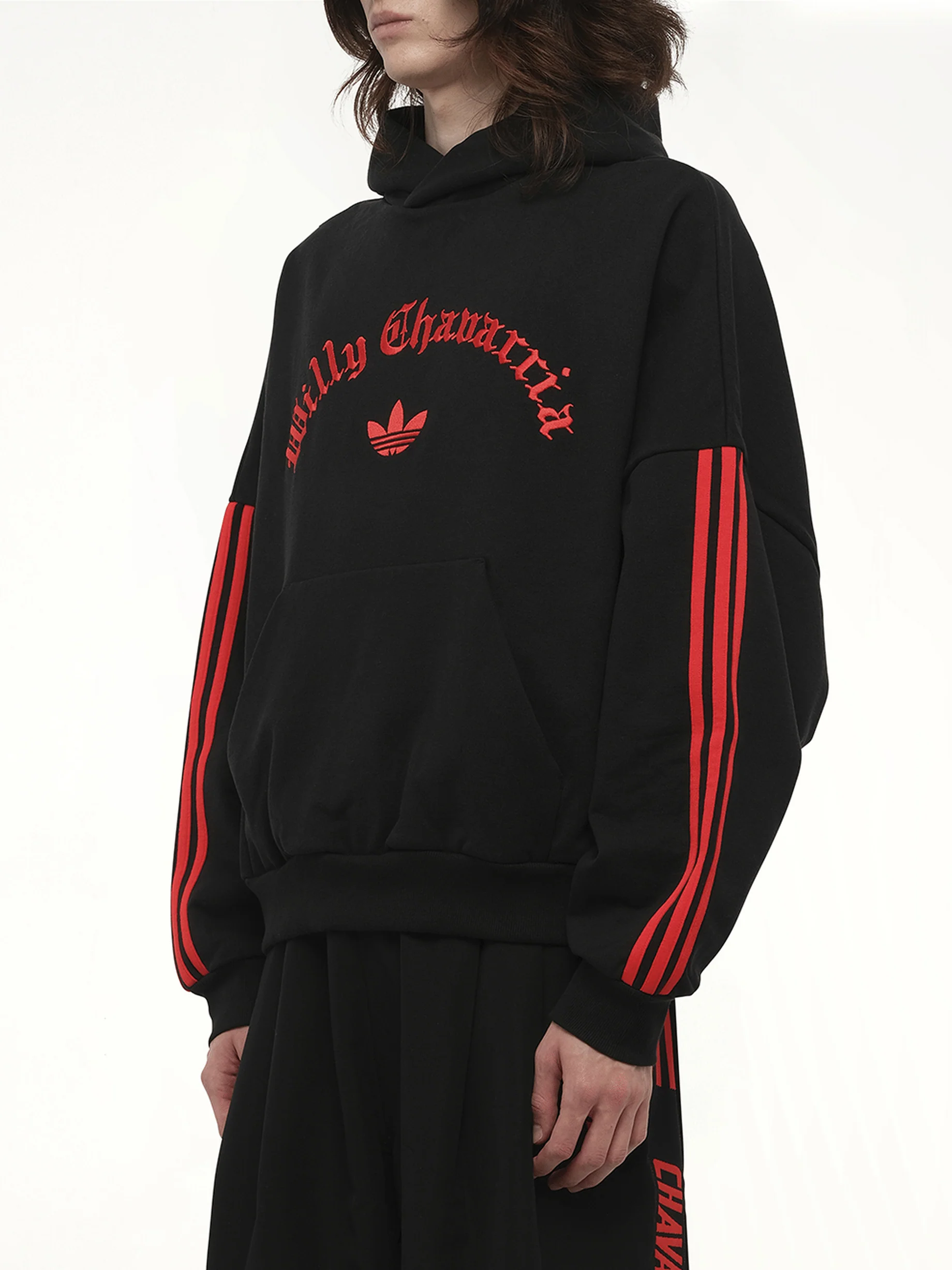 Adidas X Chavarria Merch Hoodie in Black - Image 5