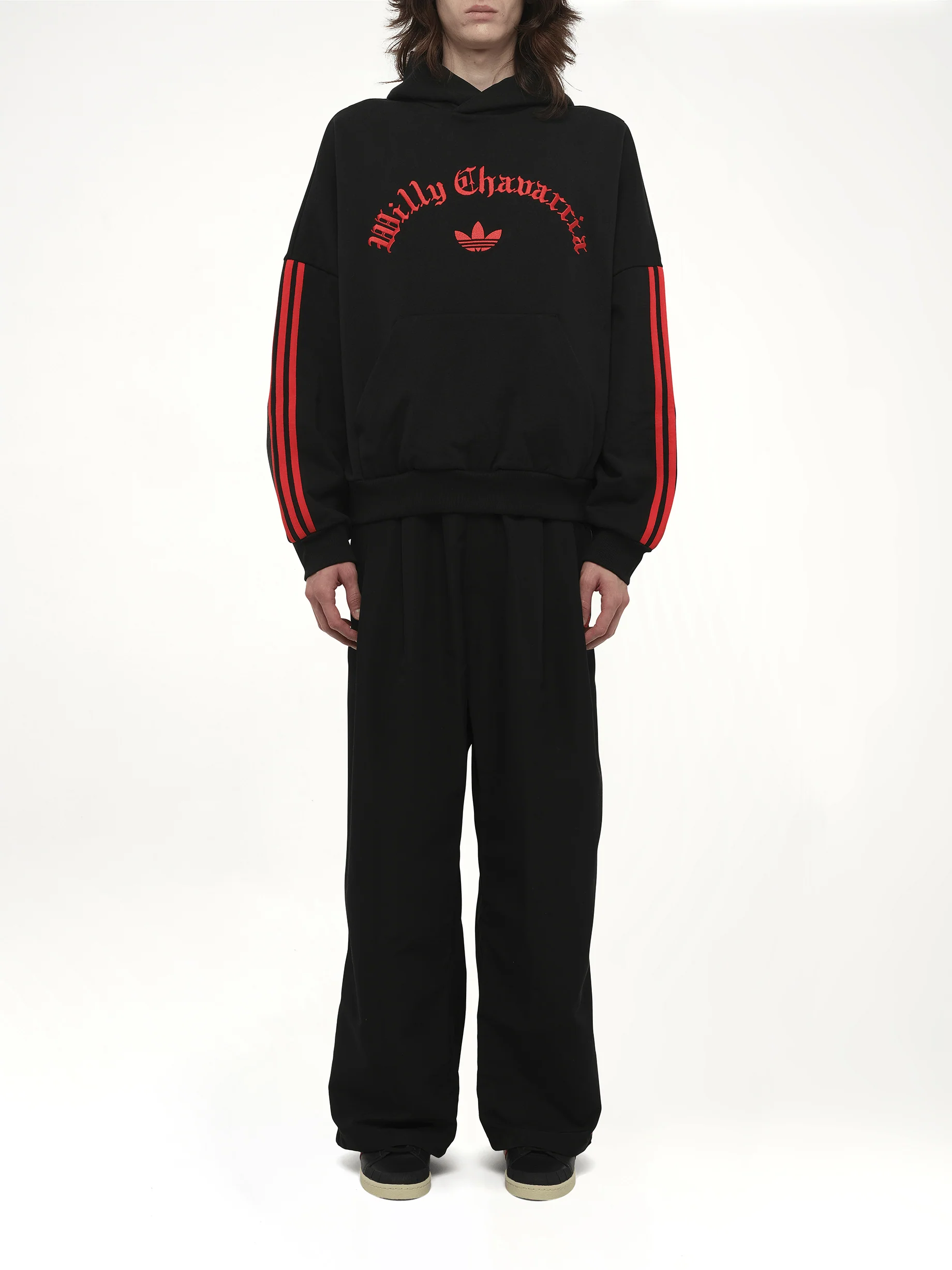 Adidas X Chavarria Merch Hoodie in Black - Image 7