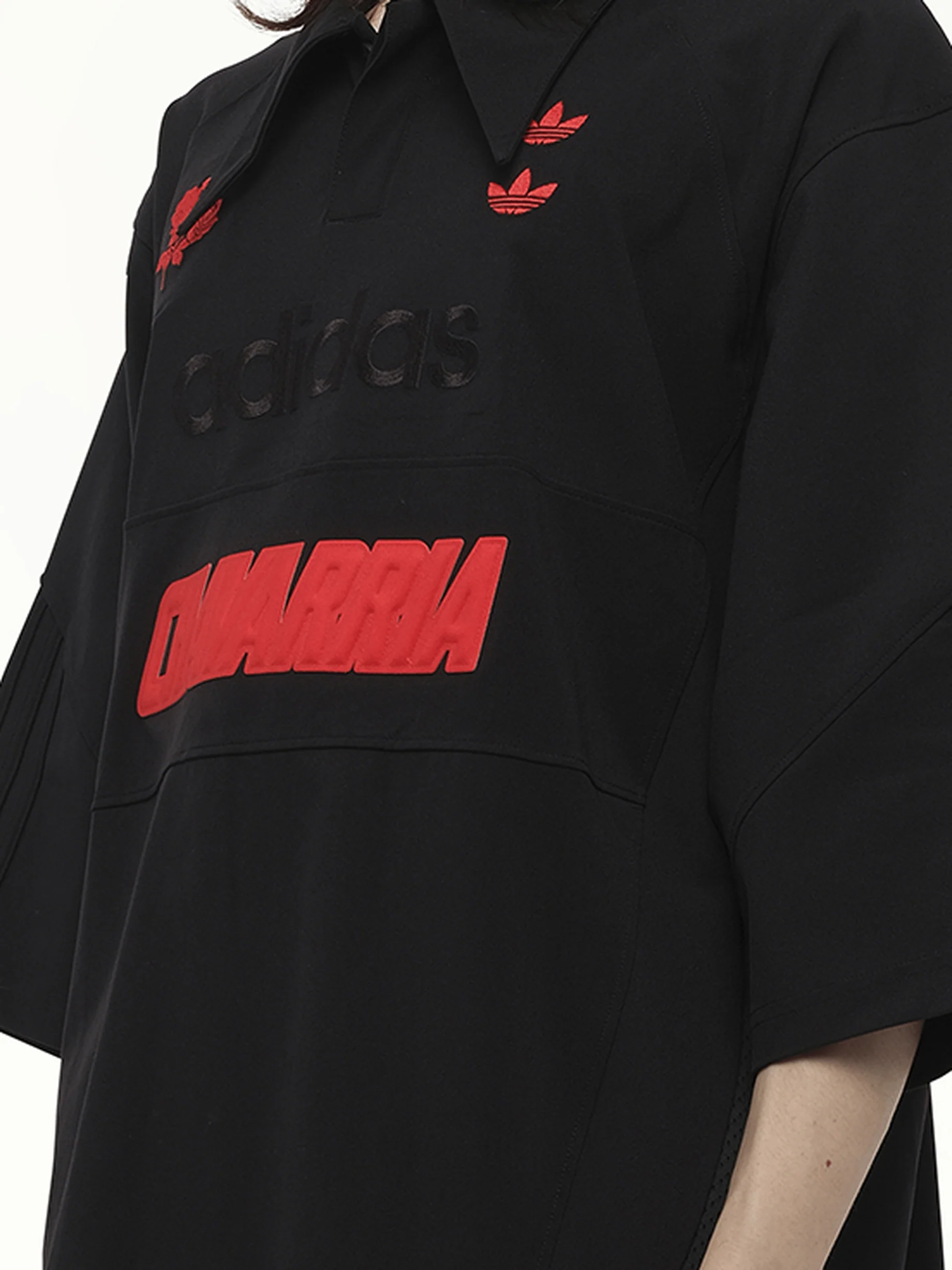 Adidas X Chavarria Polo in Black - Image 3