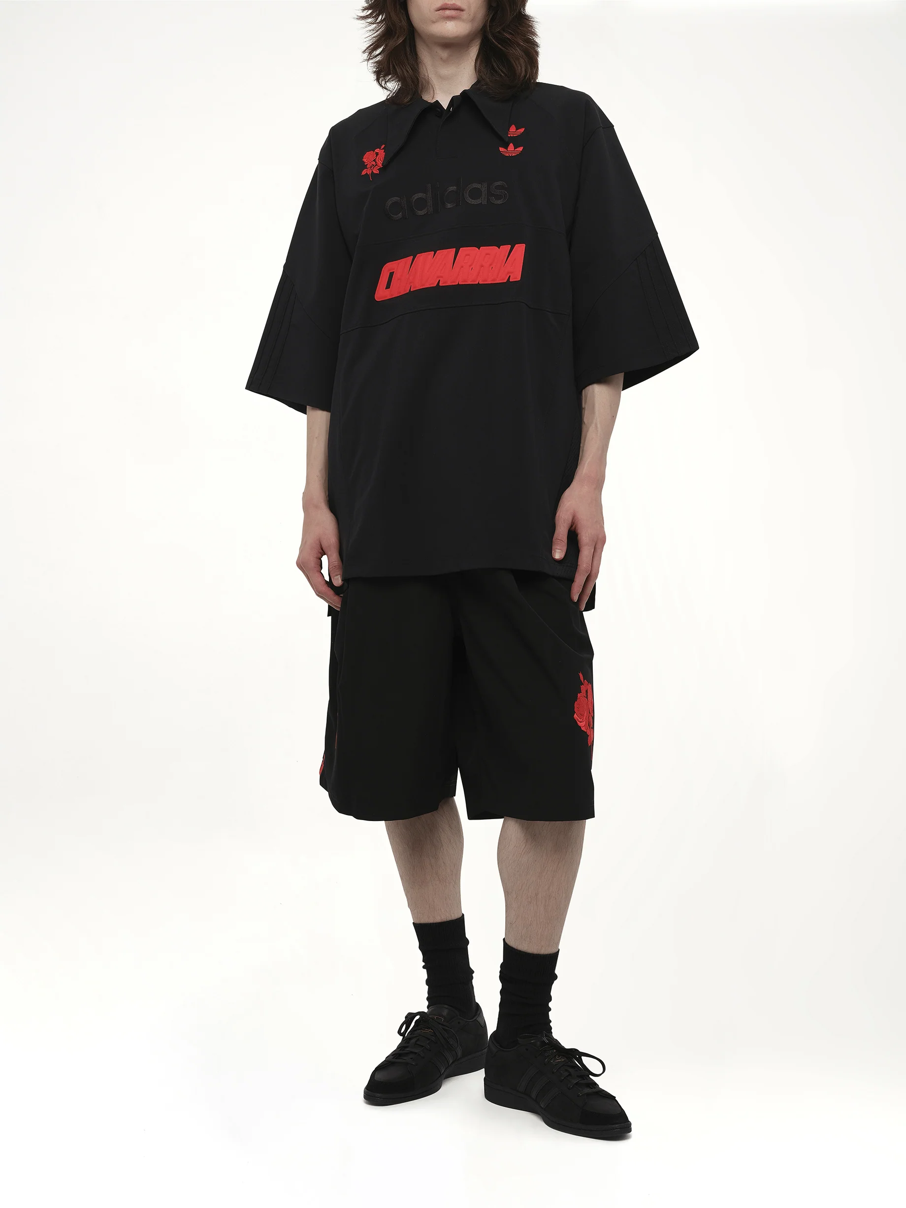 Adidas X Chavarria Polo in Black - Image 4