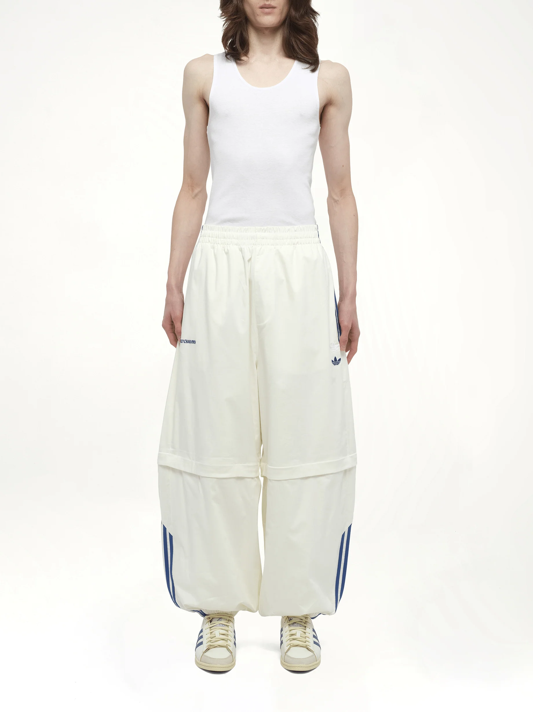 Adidas X Chavarria Poplin Track Pants in Offwhite - Image 7