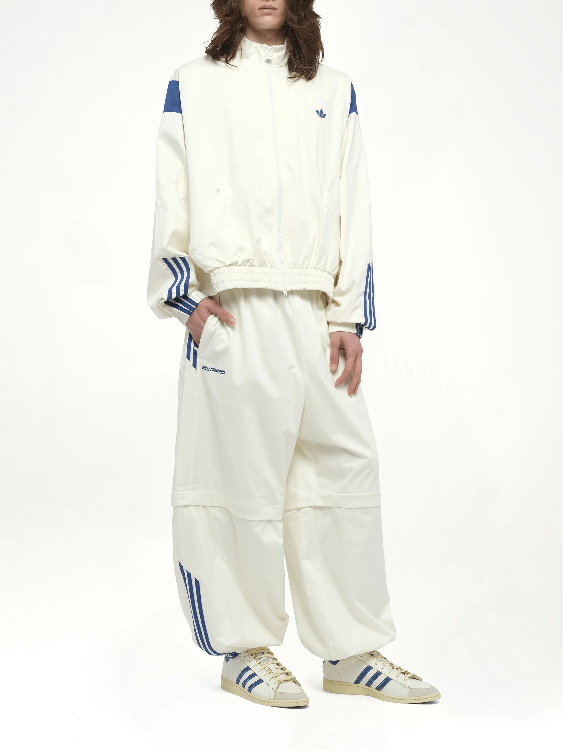 Adidas X Chavarria Poplin Track Top in Off White - Image 4