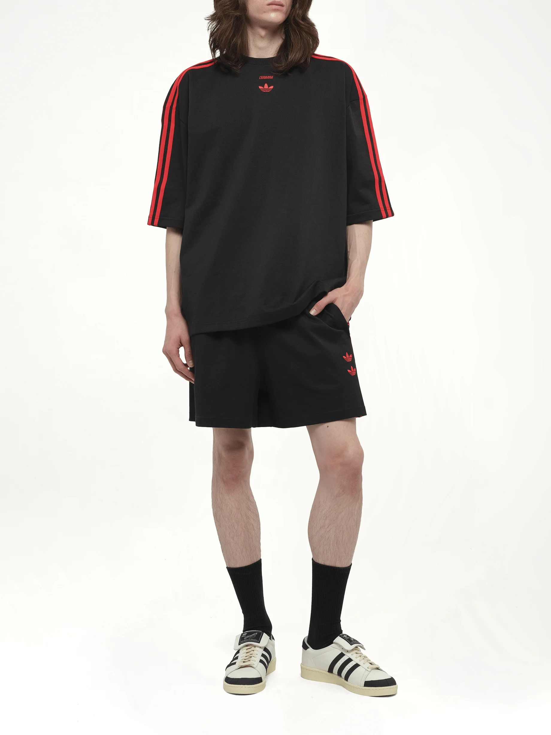 Adidas X Chavarria S/S T-Shirt in Black - Image 4