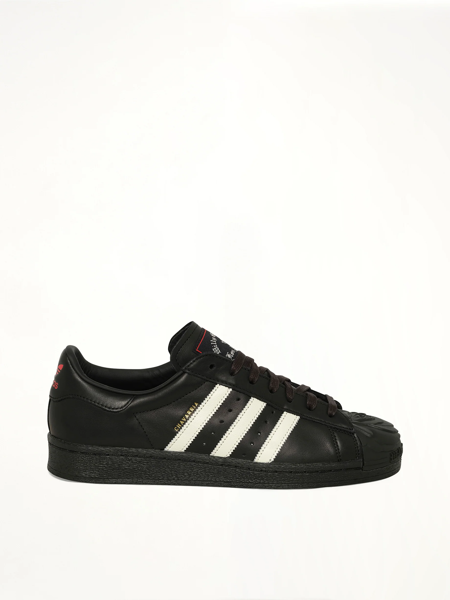 Adidas x Chavarria Superstar in Core Black/White/Red