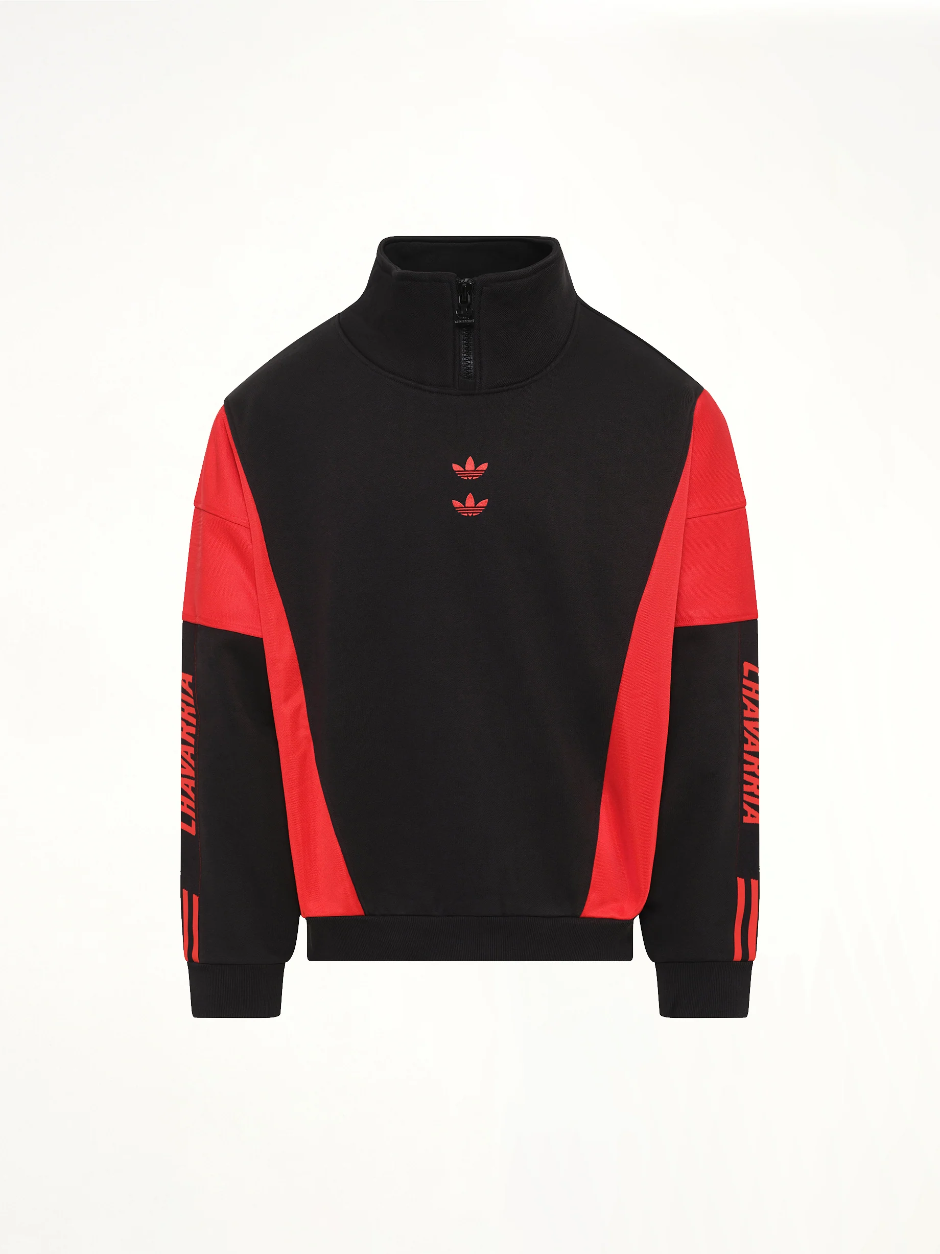 Adidas X Chavarria Watsonville Mockneck in Black/Red - Image 2