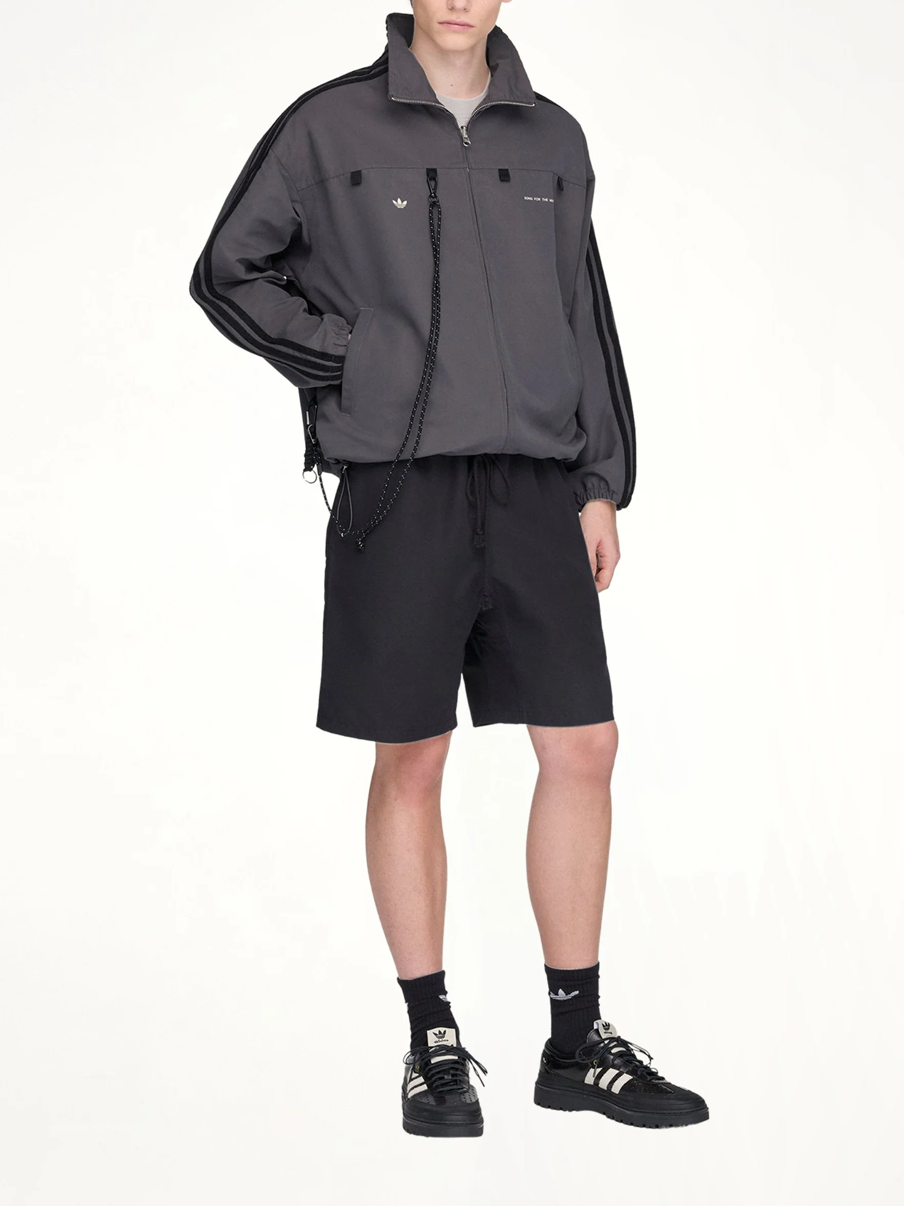 Adidas x SFTM ADI007 Track Top in Grey Six - Image 4