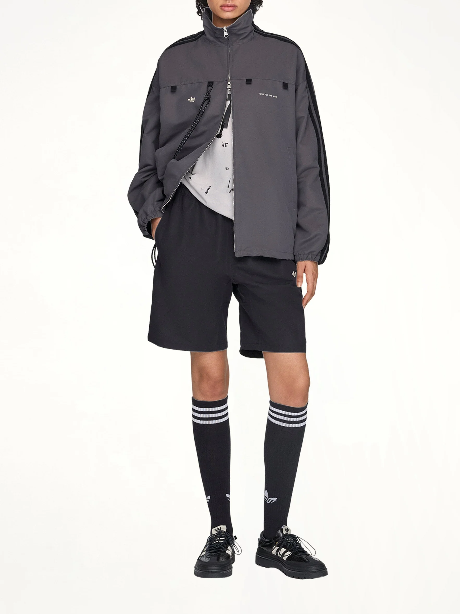 Adidas x SFTM ADI007 Track Top in Grey Six - Image 7