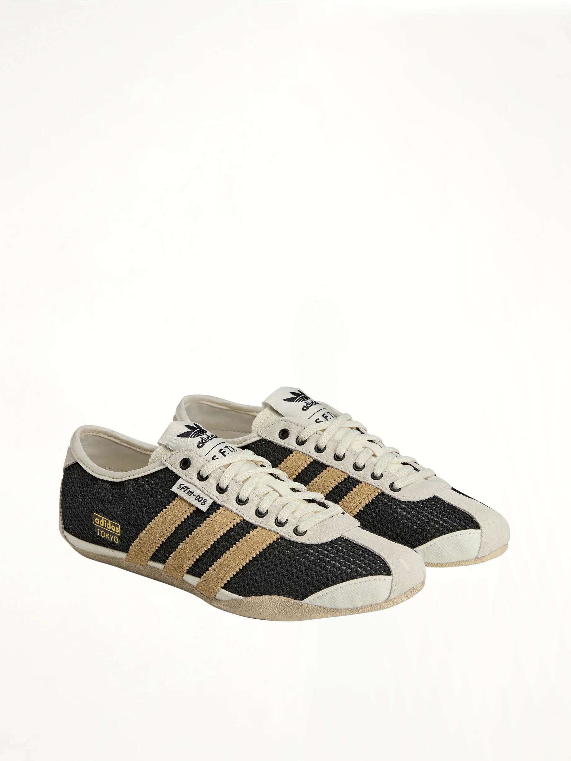 Adidas x SFTM Tokyo Sneaker in Core Black/Beige - Image 2