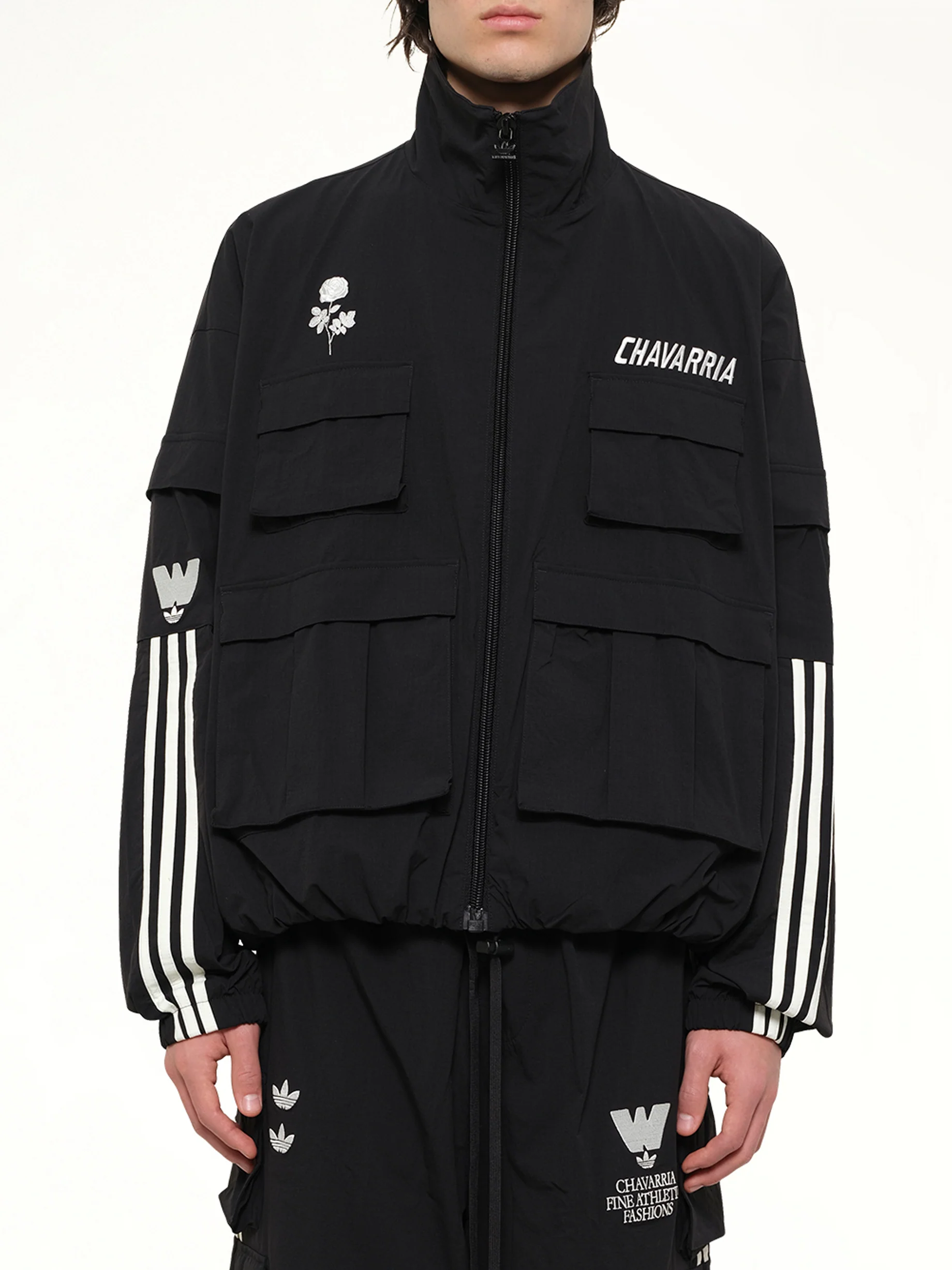 Adidas x WC Cargo Track Jacket in Black
