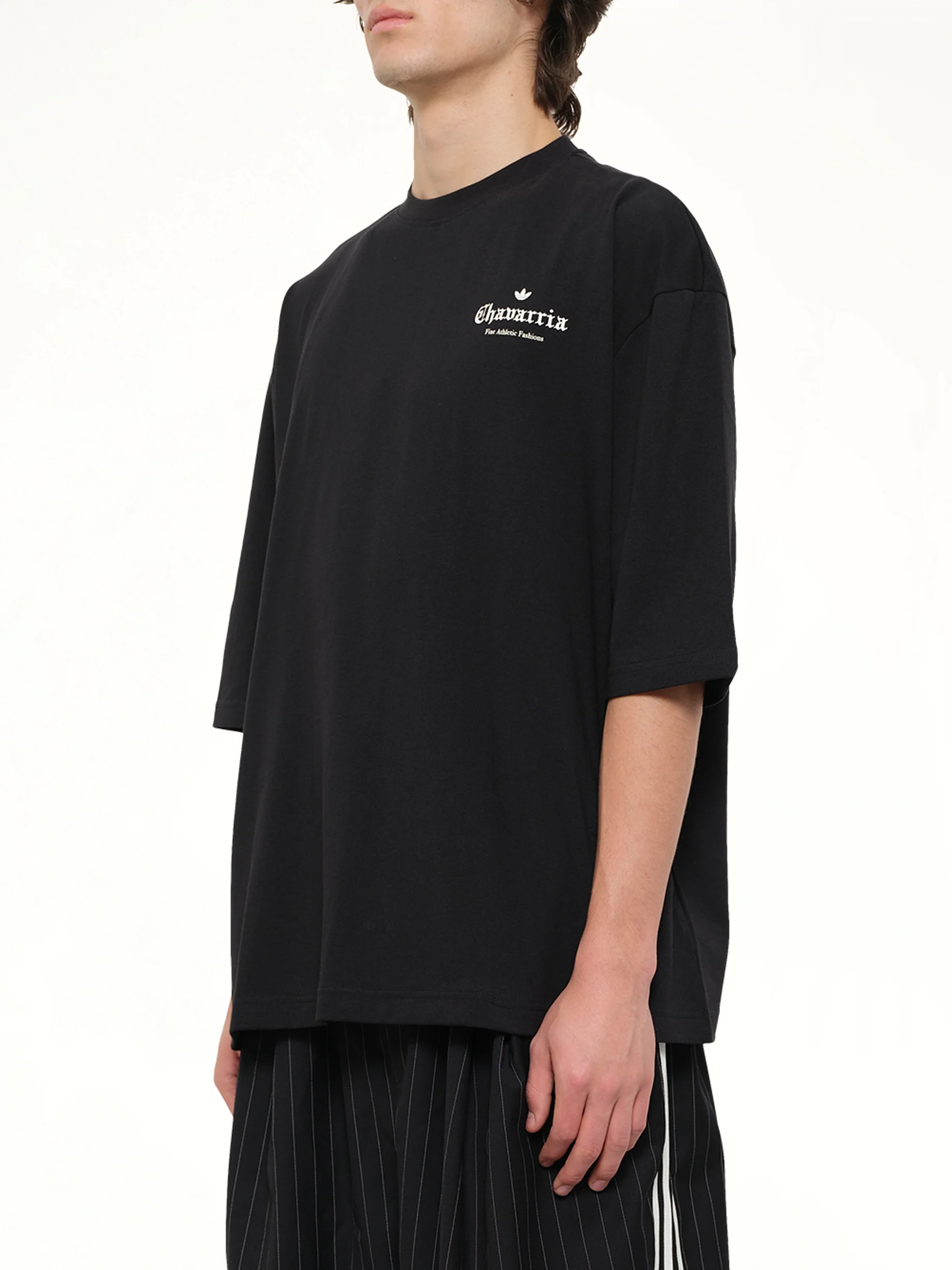 Adidas x WC Logo SS T-Shirt in Black - Image 3
