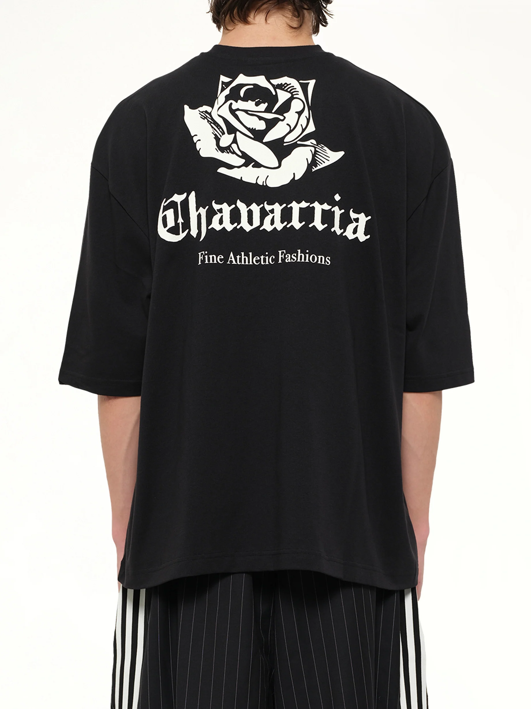 Adidas x WC Logo SS T-Shirt in Black - Image 5