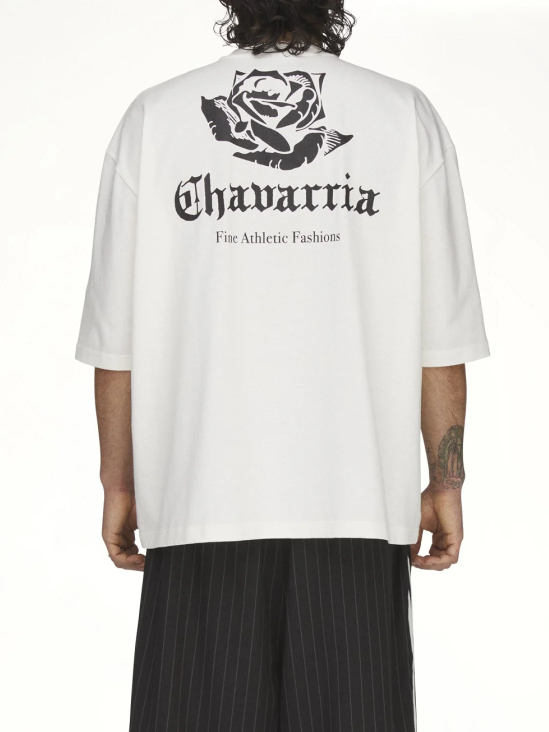 Adidas x WC Logo SS T-Shirt in Off White - Image 5