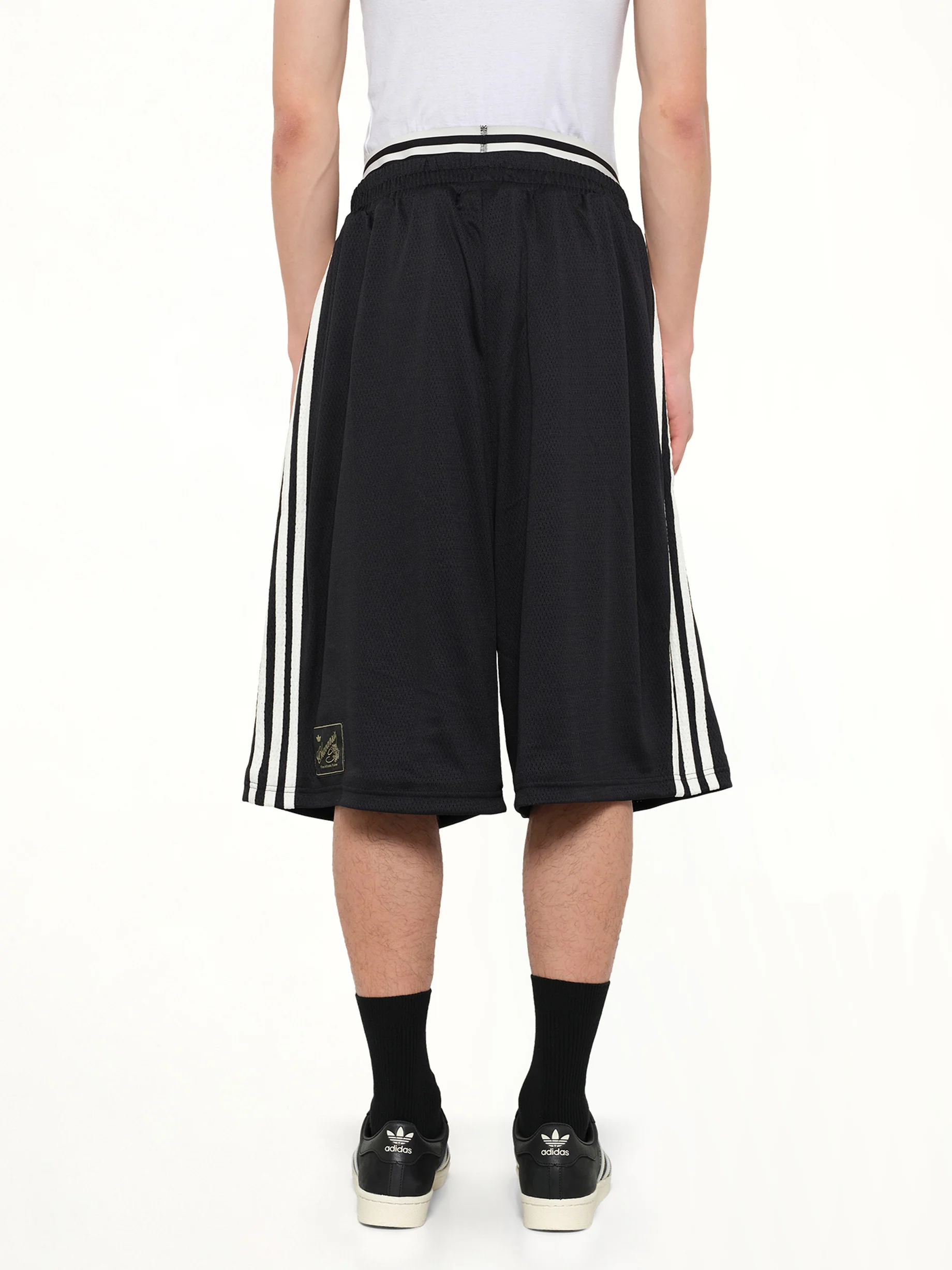 Adidas x WC Mesh Shorts in Black - Image 5