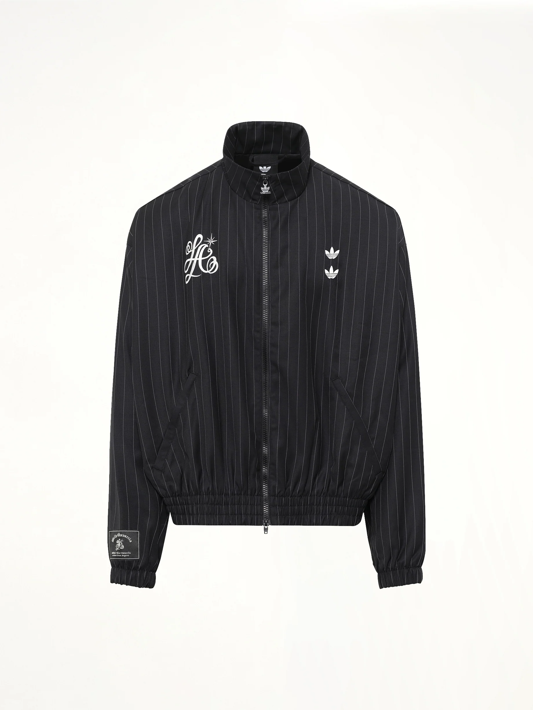 Adidas x WC Pinstripe Jacket in Black/White - Image 2