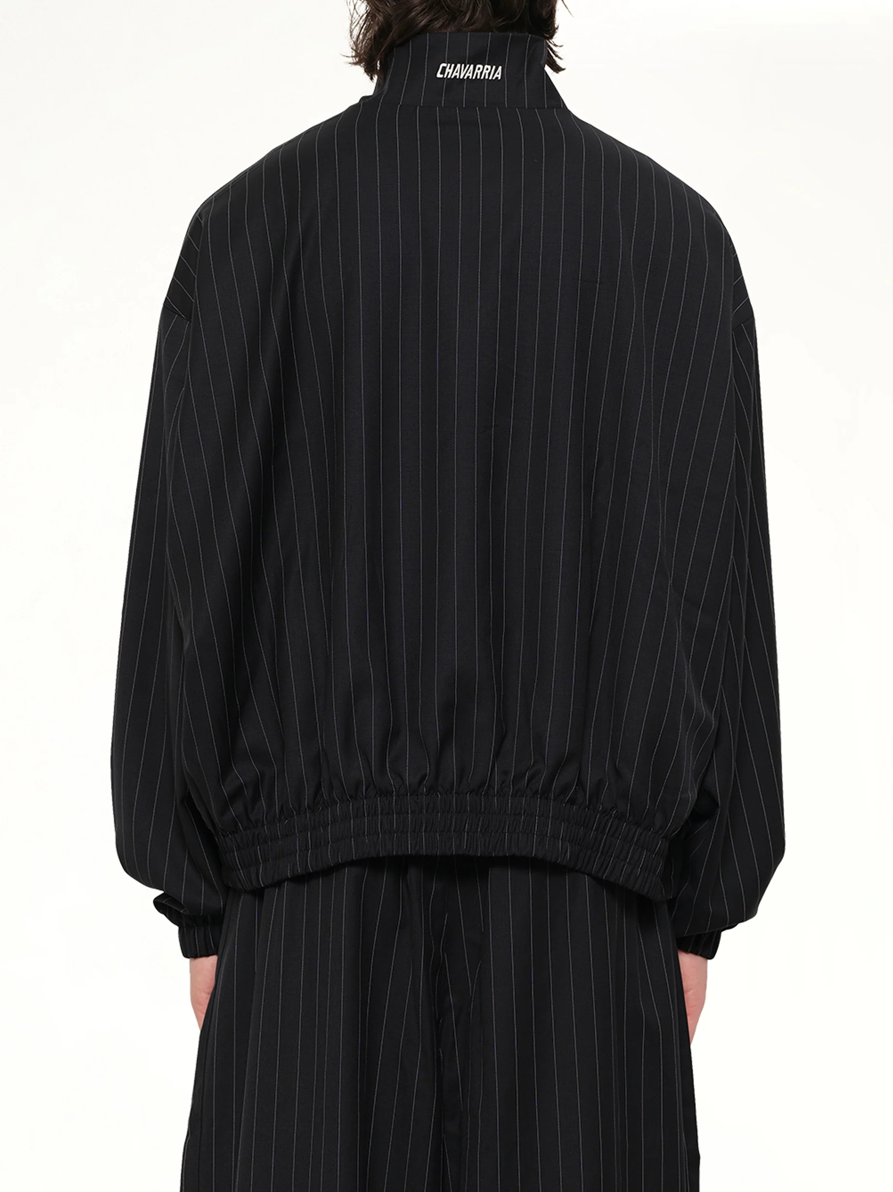 Adidas x WC Pinstripe Jacket in Black/White - Image 5