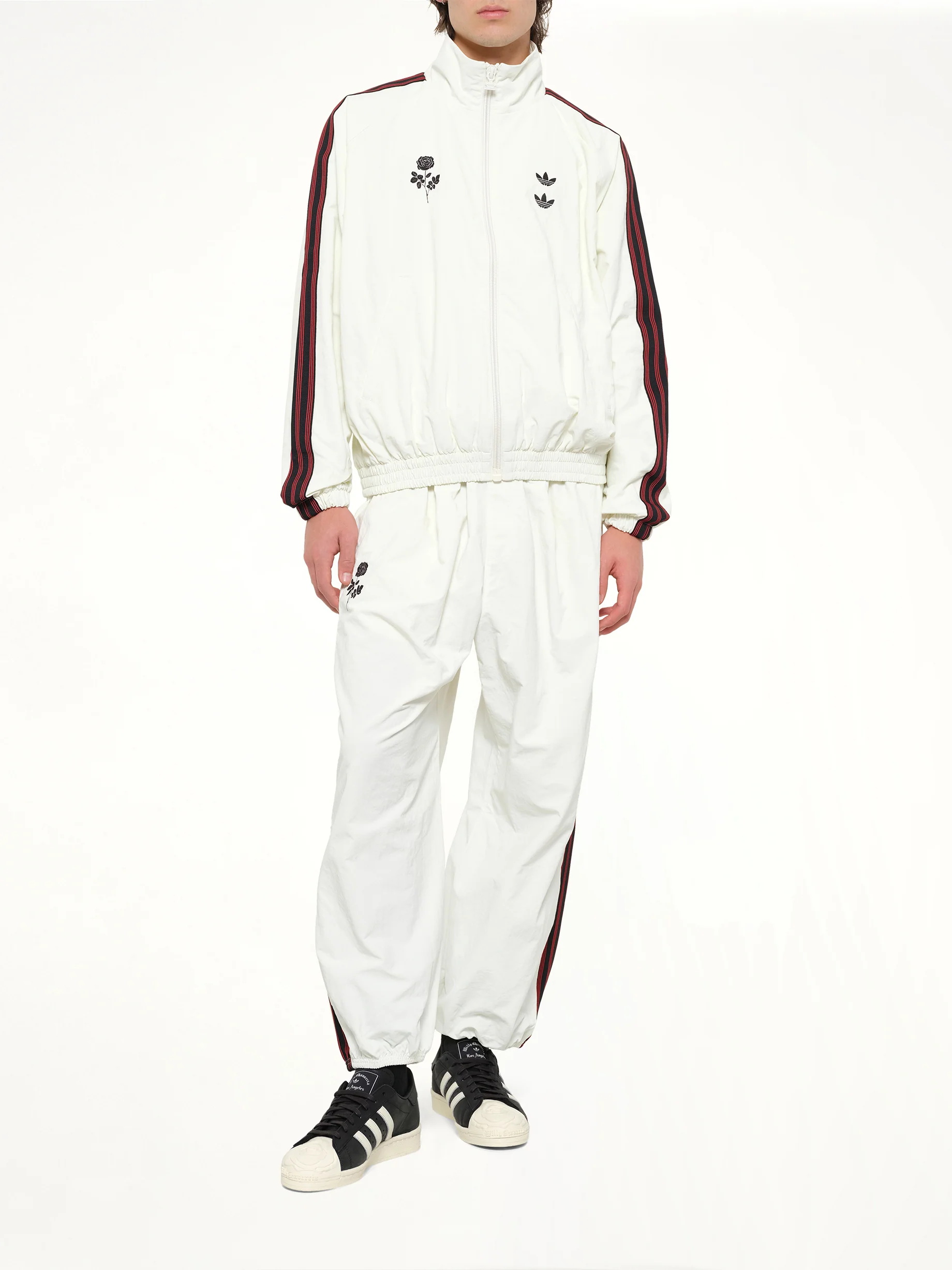 Adidas x WC Woven Track Top in Off White - Image 4