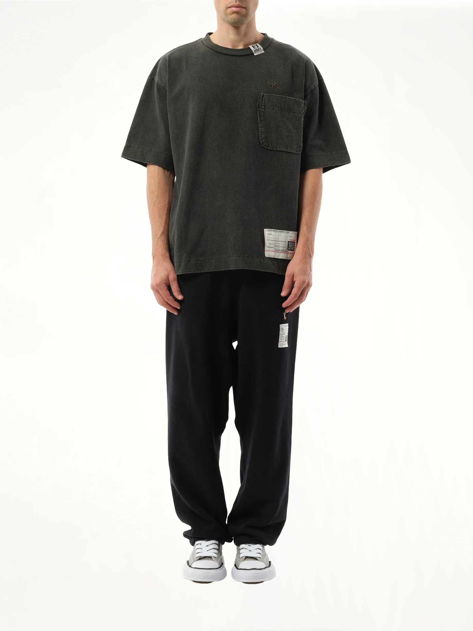 Amateur Sewn T-Shirt in Black - Image 4