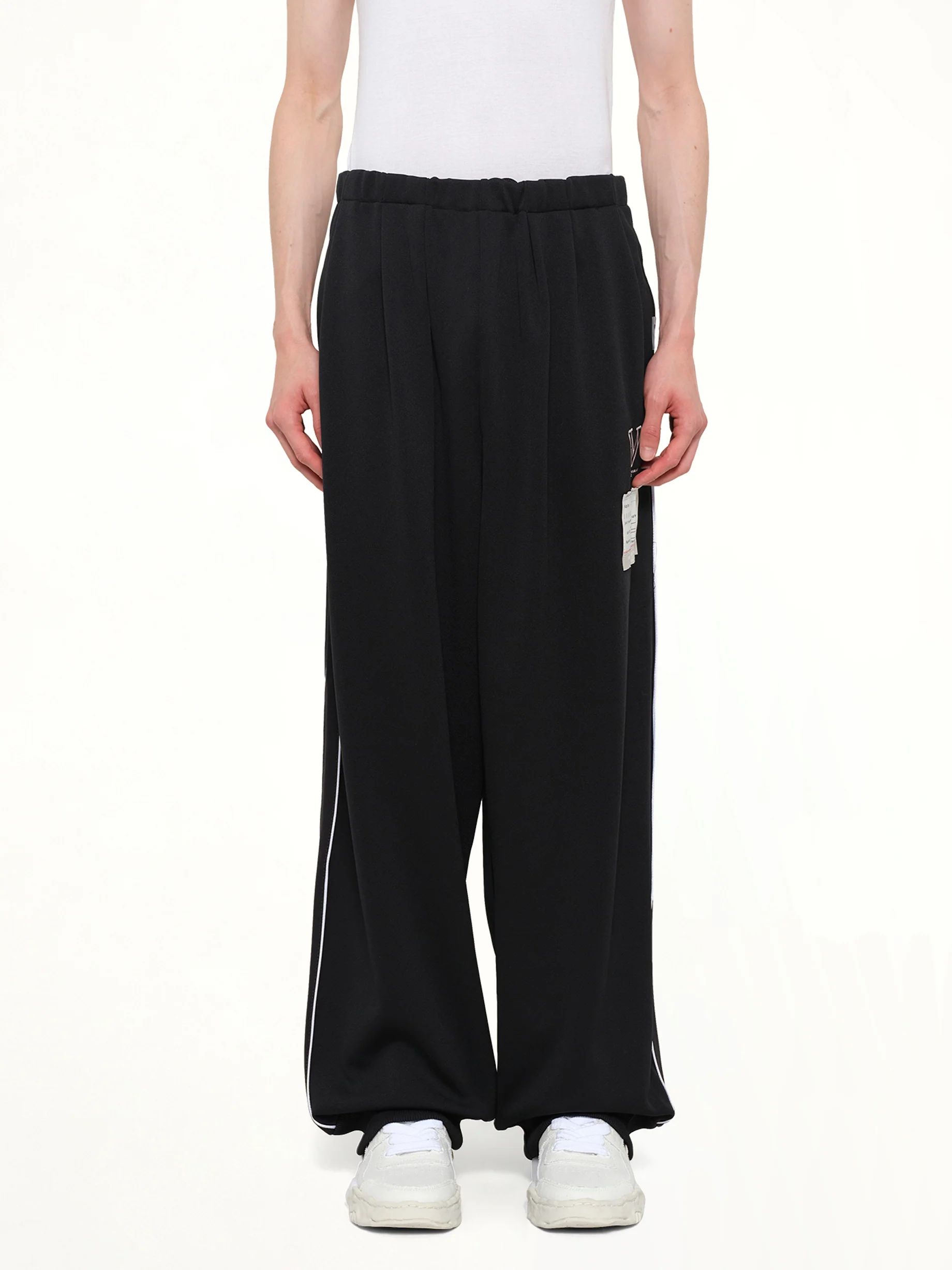Amateur Sewn Track Pants in Black