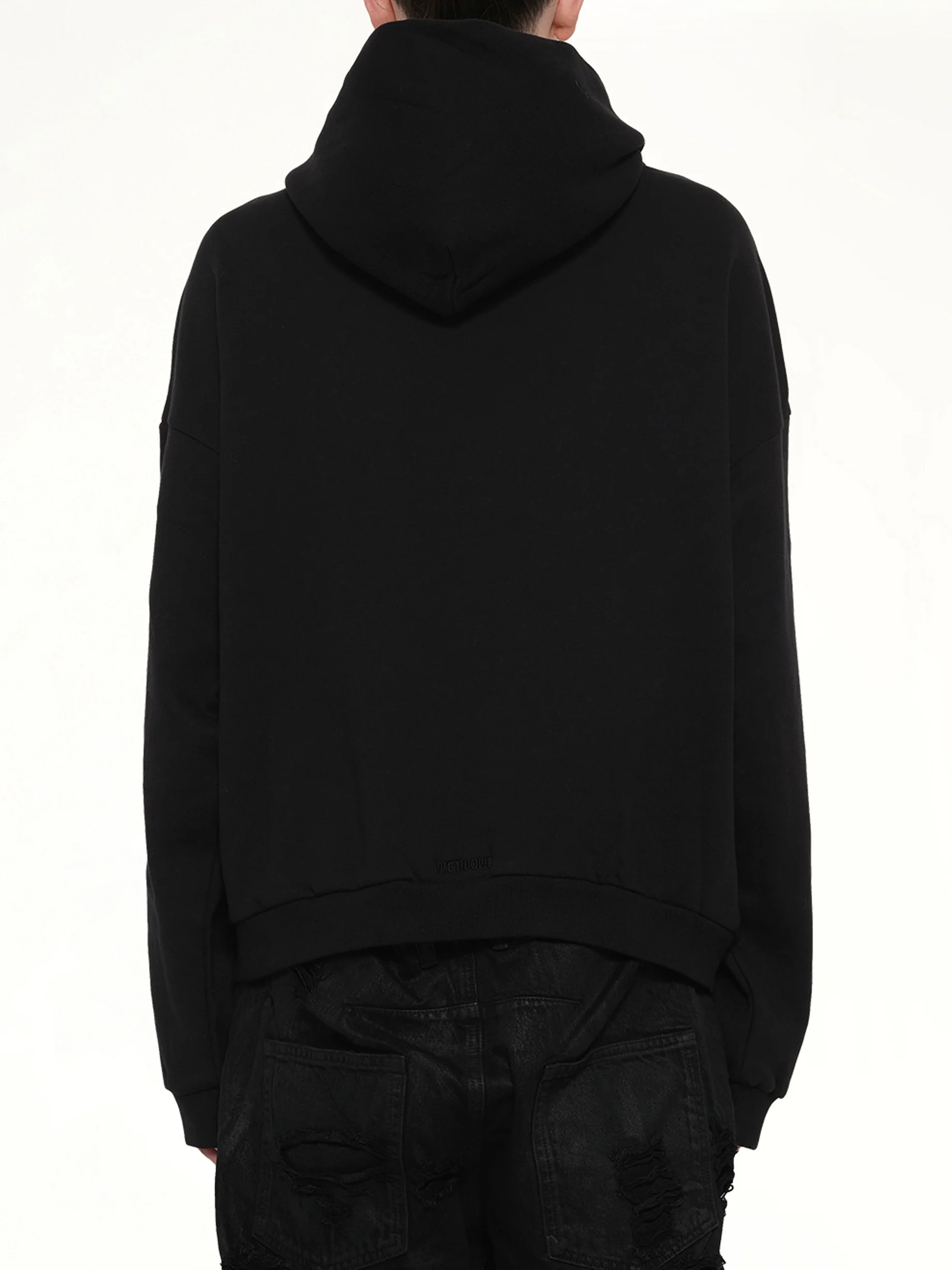 Amber Logo Hoodie in Black - Image 5