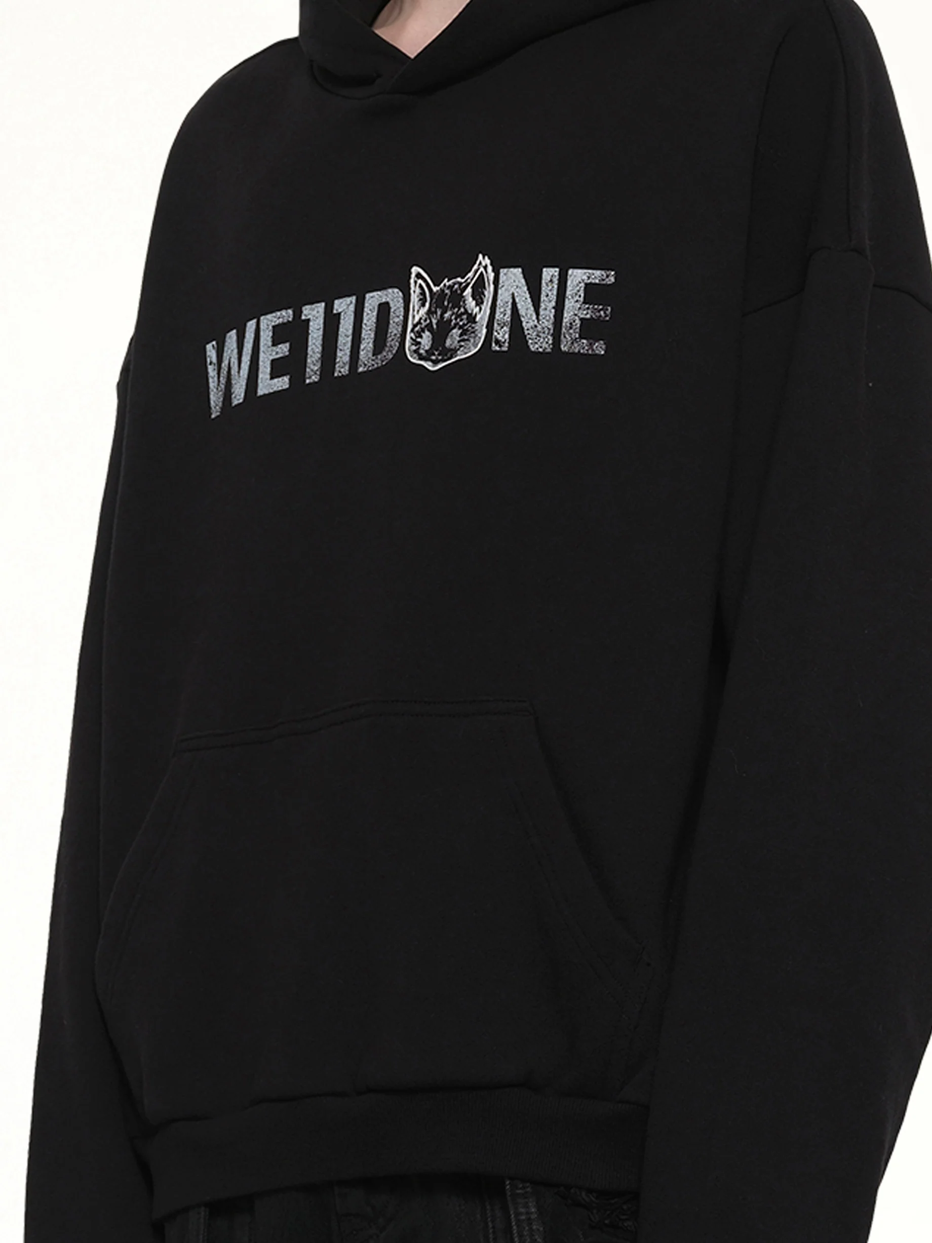 Amber Logo Hoodie in Black - Image 6