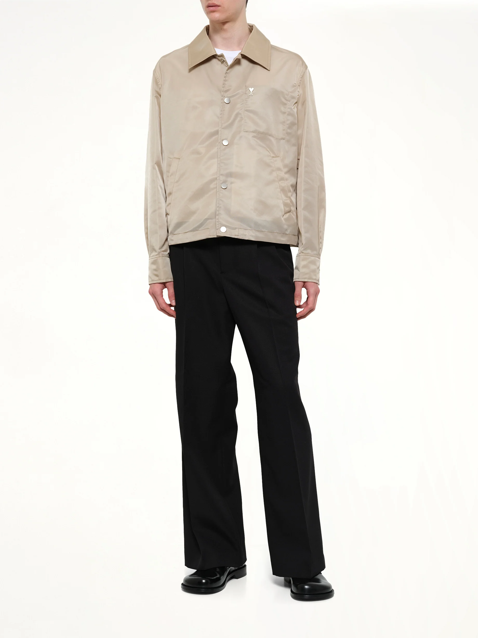 Ami De Coeur Coach Jacket in Beige Taupe - Image 4