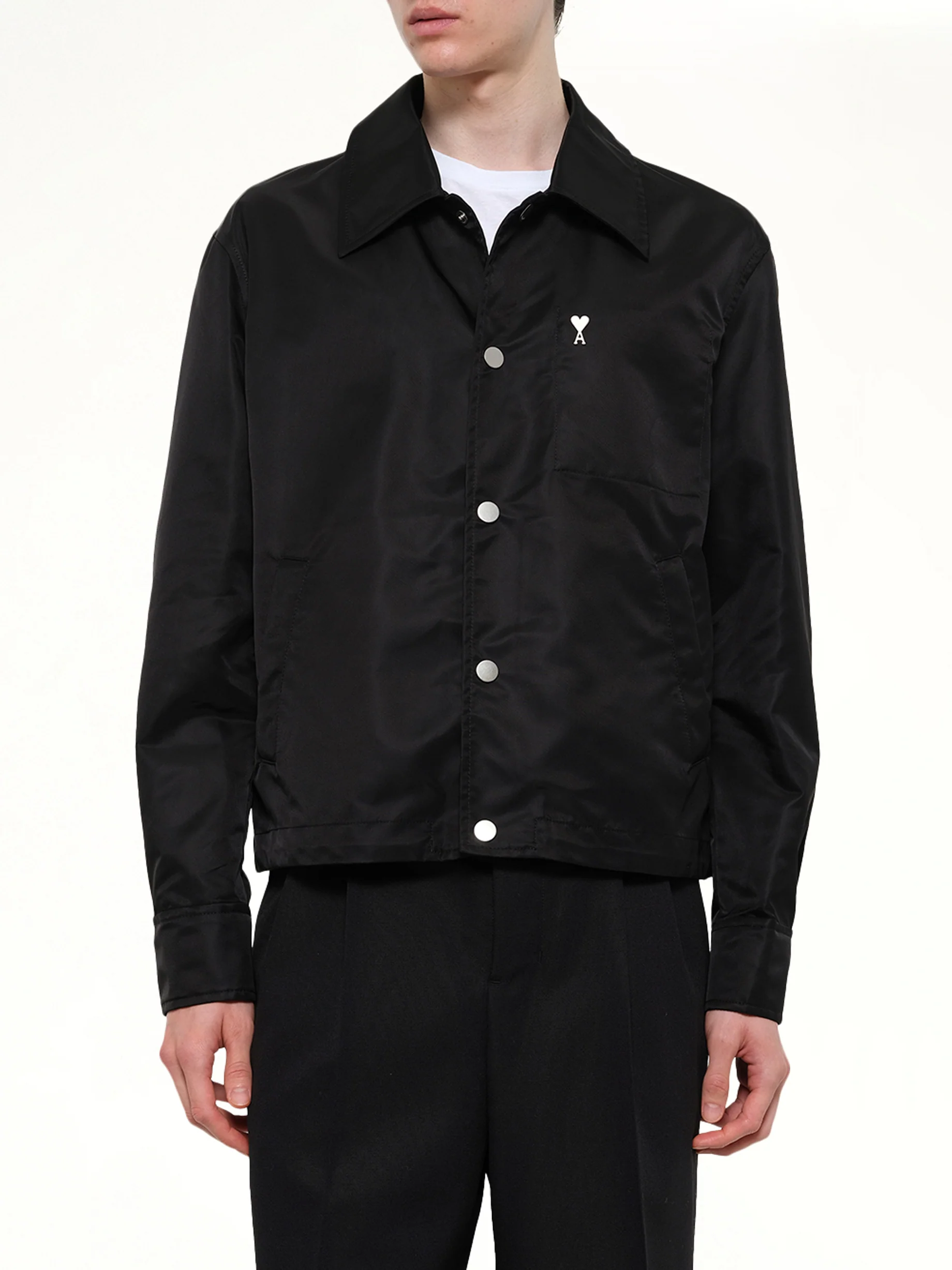 Ami De Coeur Coach Jacket in Black - Image 6