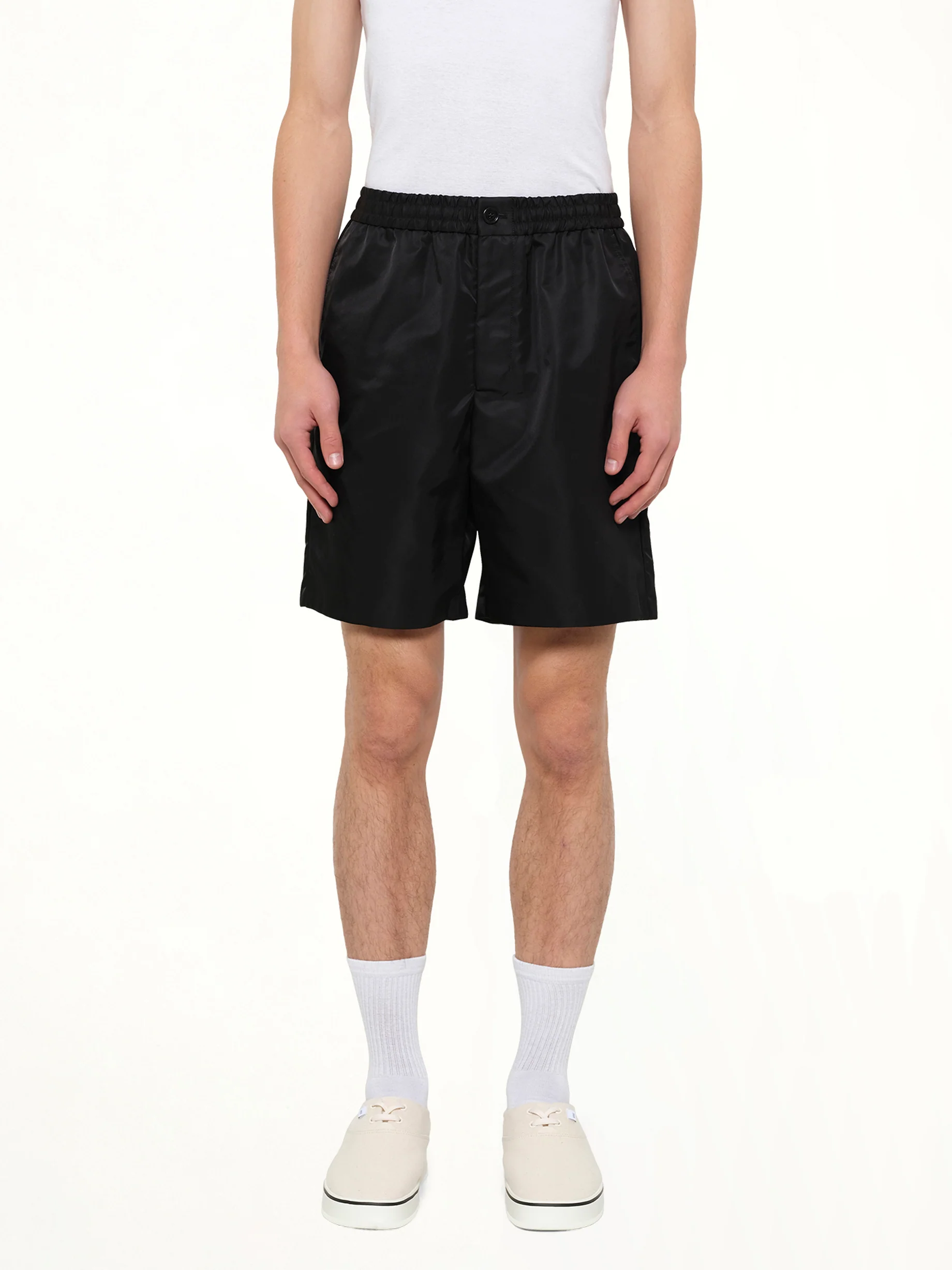 Ami De Coeur Stud Shorts in Black