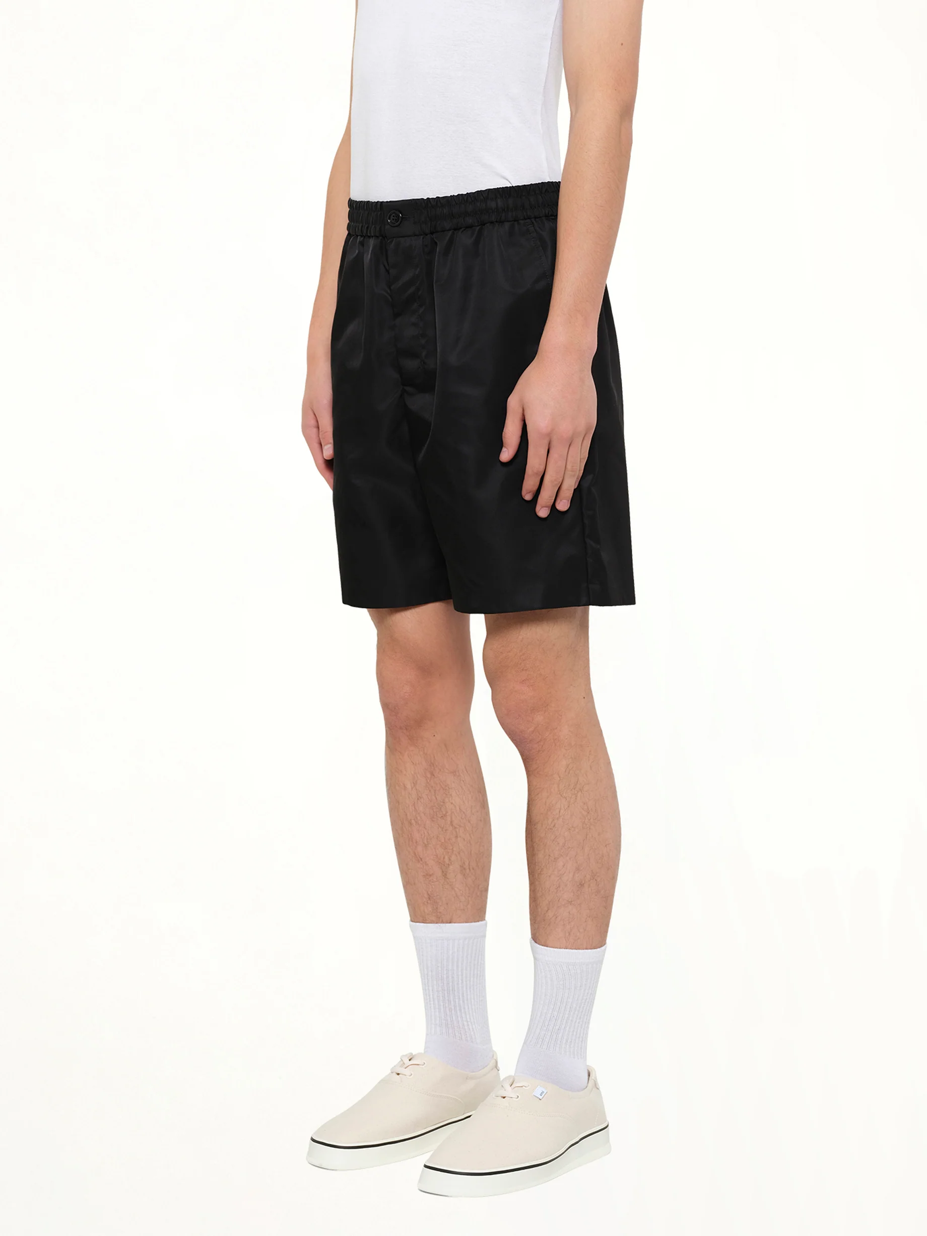 Ami De Coeur Stud Shorts in Black - Image 3