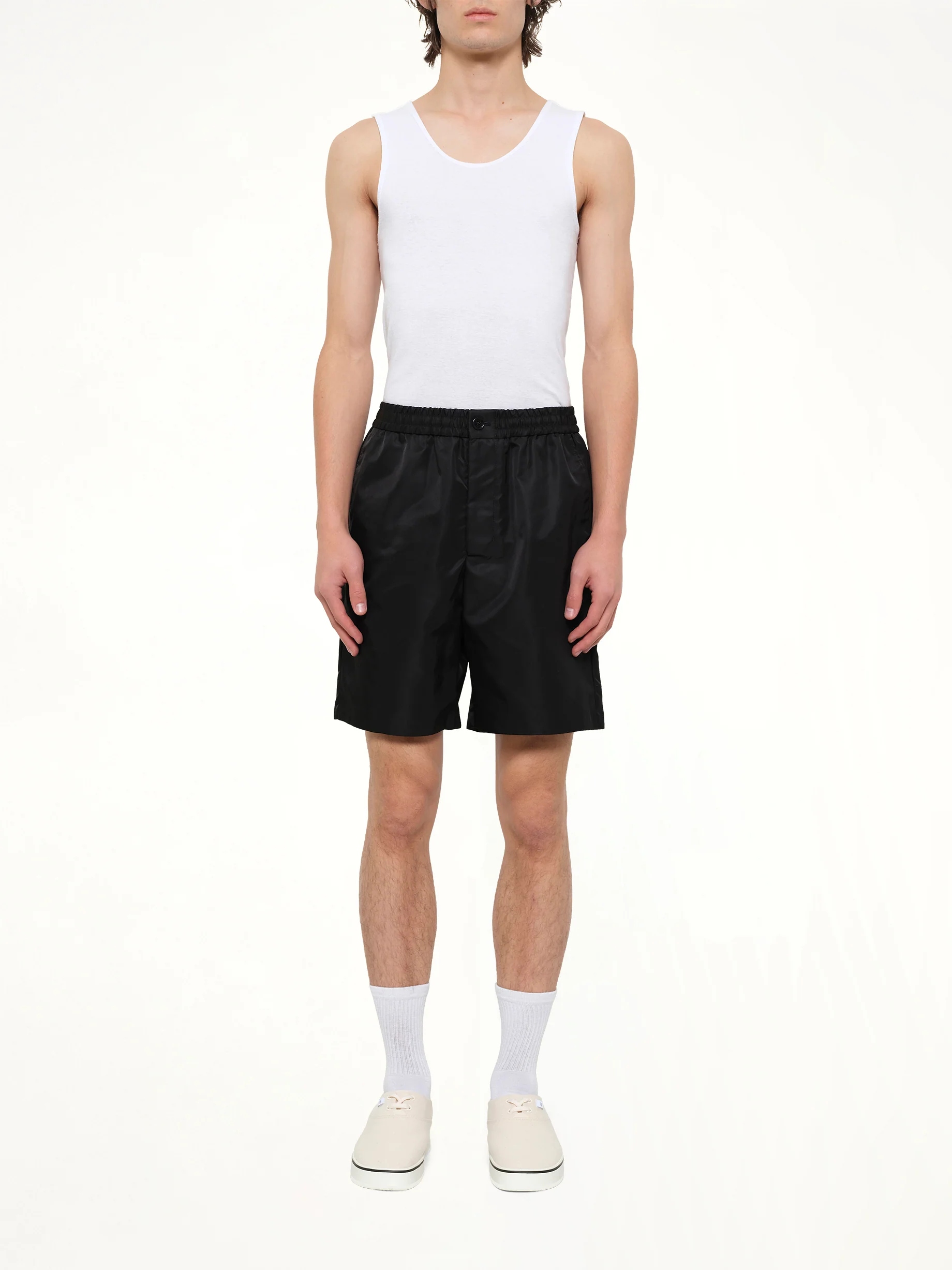Ami De Coeur Stud Shorts in Black - Image 7