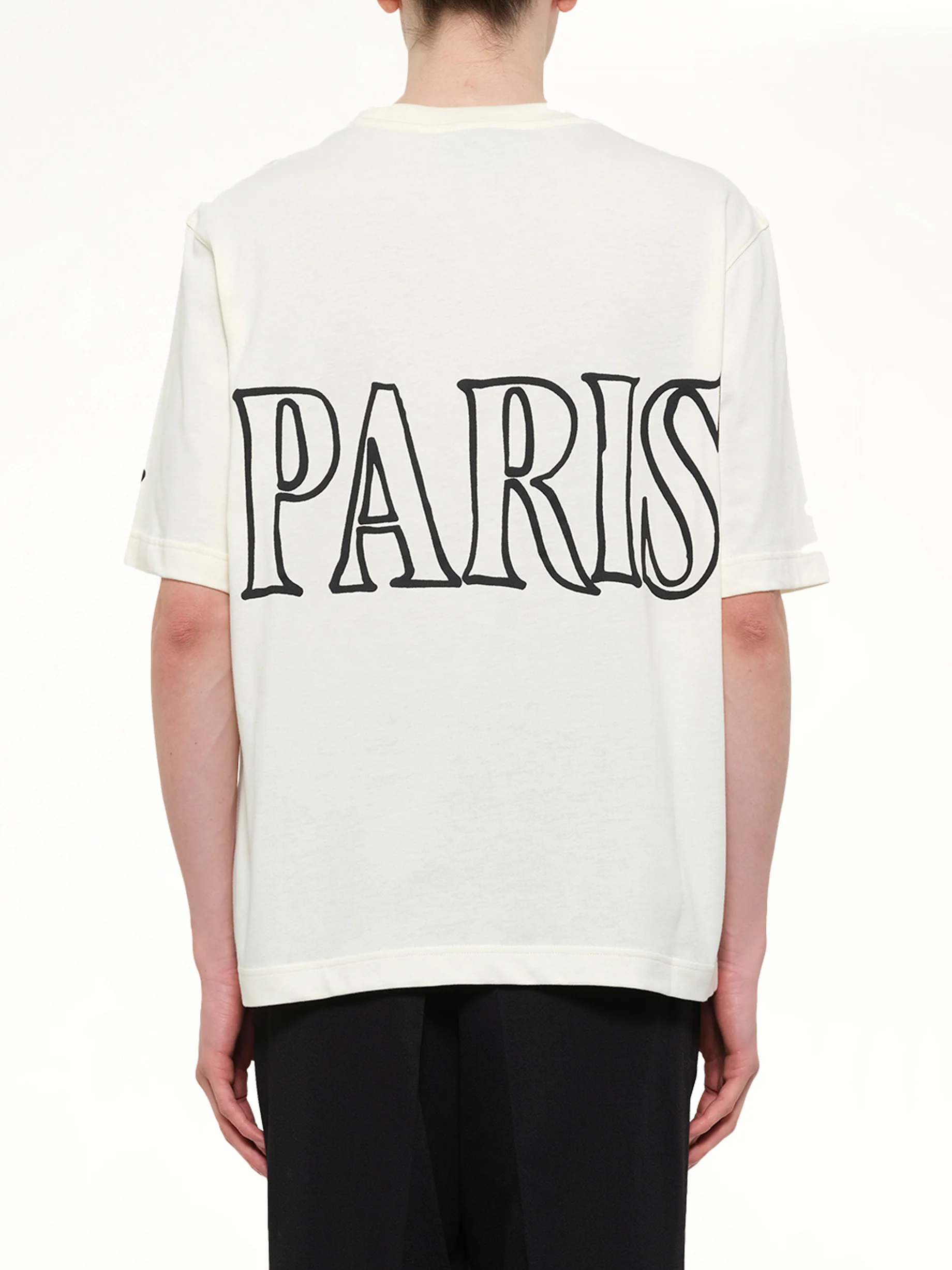Ami Paris Boxy Fit T-Shirt in White - Image 5